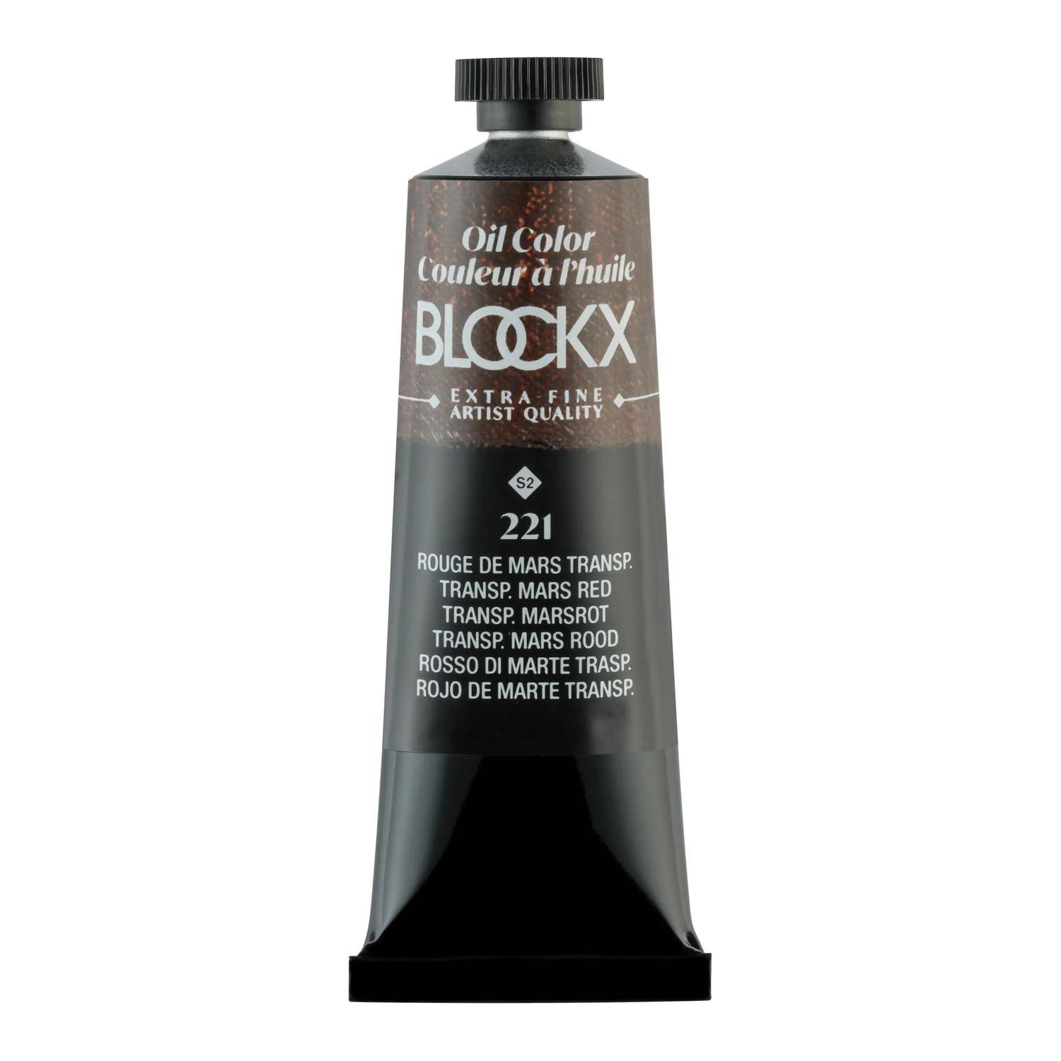 Blockx 3x Ölfarbe, Marsrot transparent Tube 35ml Marsrot transparent 213221BXC