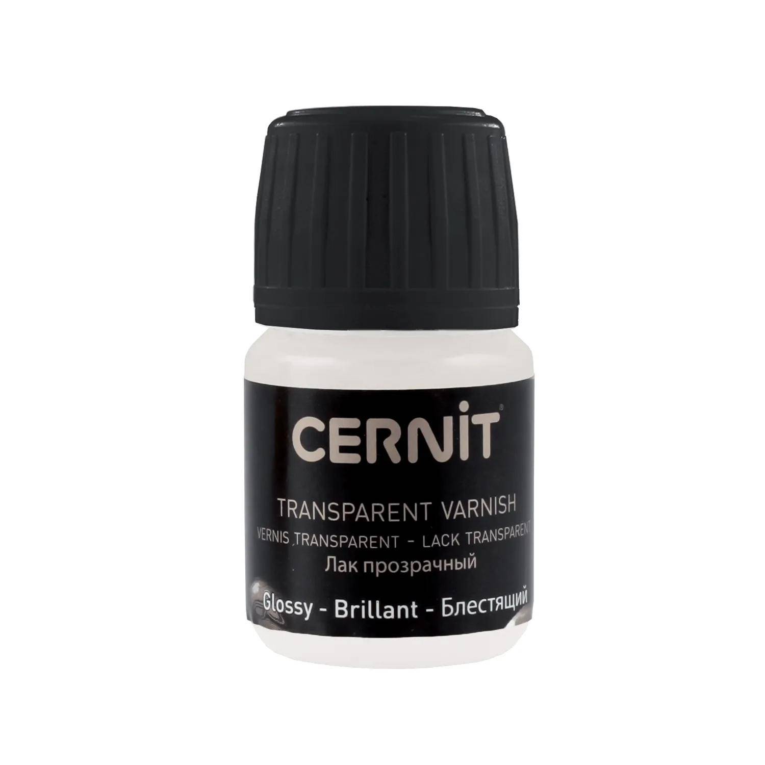 Cernit 5x Glänzender Lack 30ml - Transparent CE3050030003C