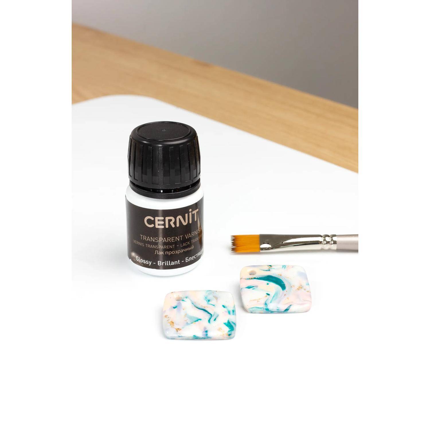 Cernit 5x Glänzender Lack 30ml - Transparent CE3050030003C