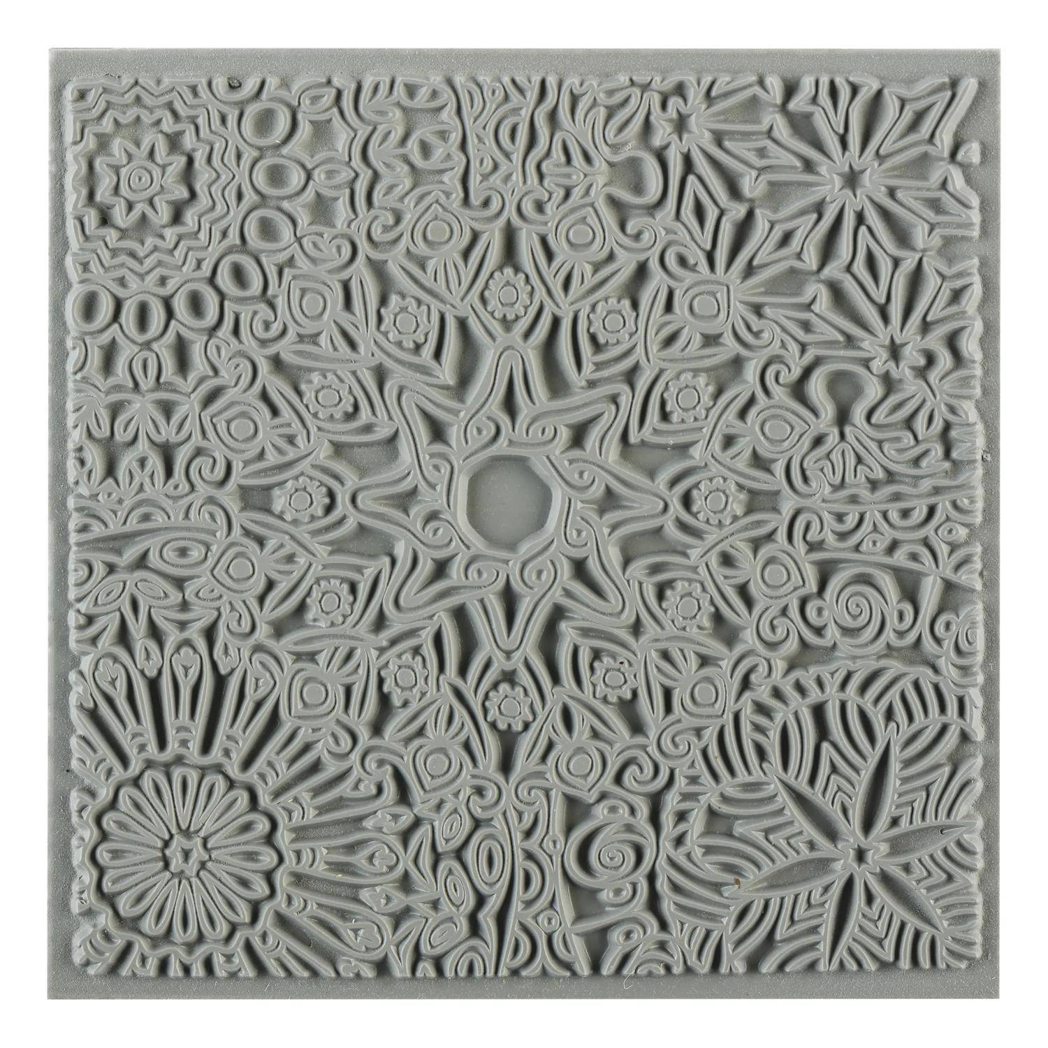 Cernit 10x Texturmatte, Mandala - Grau CE95025C