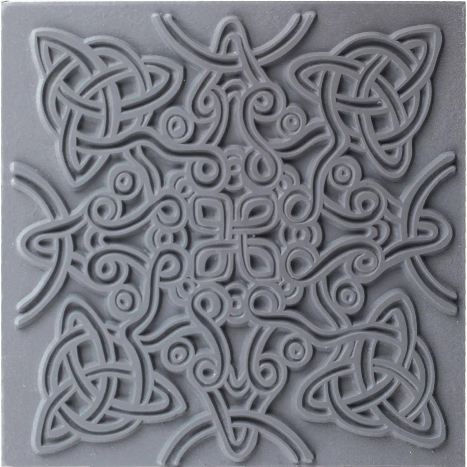 Cernit 10x Texturmatte, Celtic knot - Grau CE95023C
