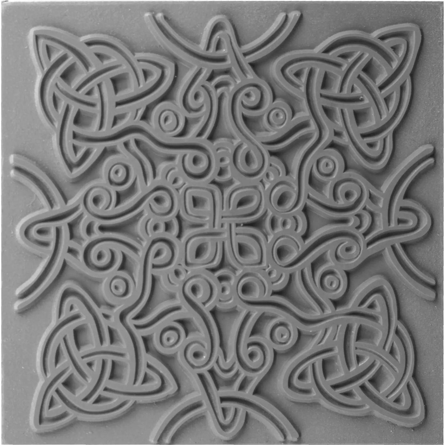 Cernit 10x Texturmatte, Celtic knot - Grau CE95023C