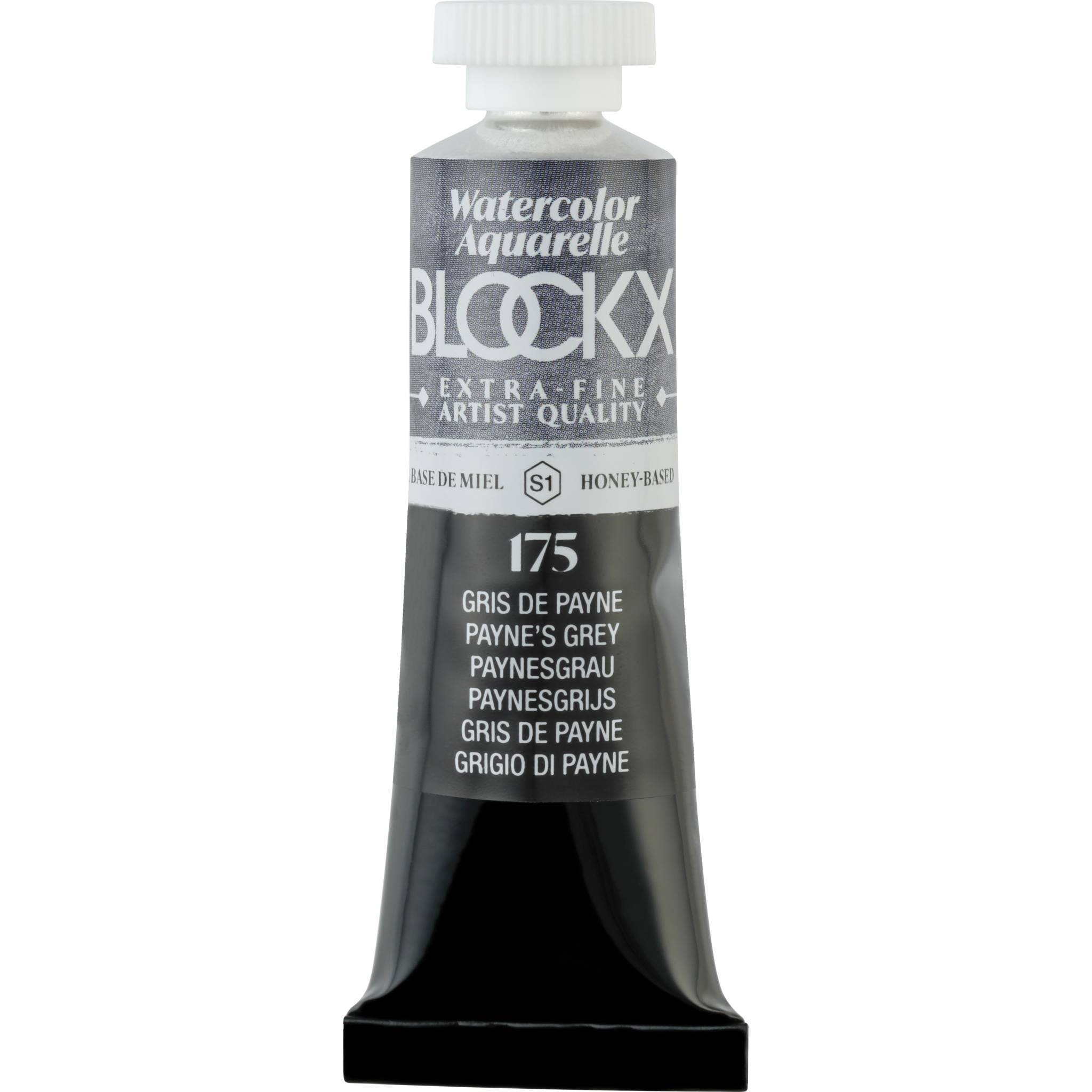 Blockx 3x Aquarellfarbe, Paynesgrau - Tube 15ml - Paynegrau 44175BXC