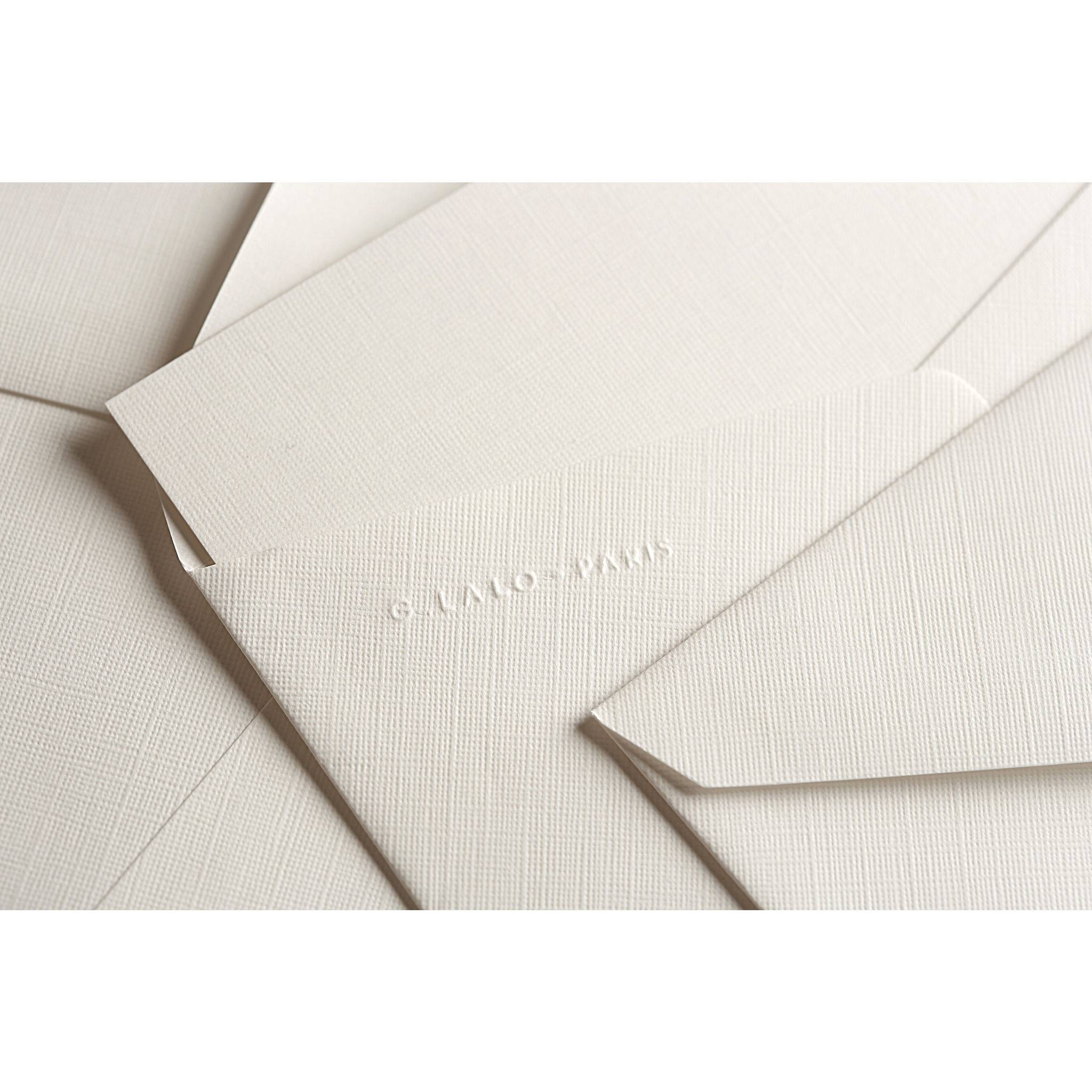 G.Lalo 5x Lalo, Korrespondenzset, 10 Blatt A4 und 5 Umschläge - Weiß 63500L