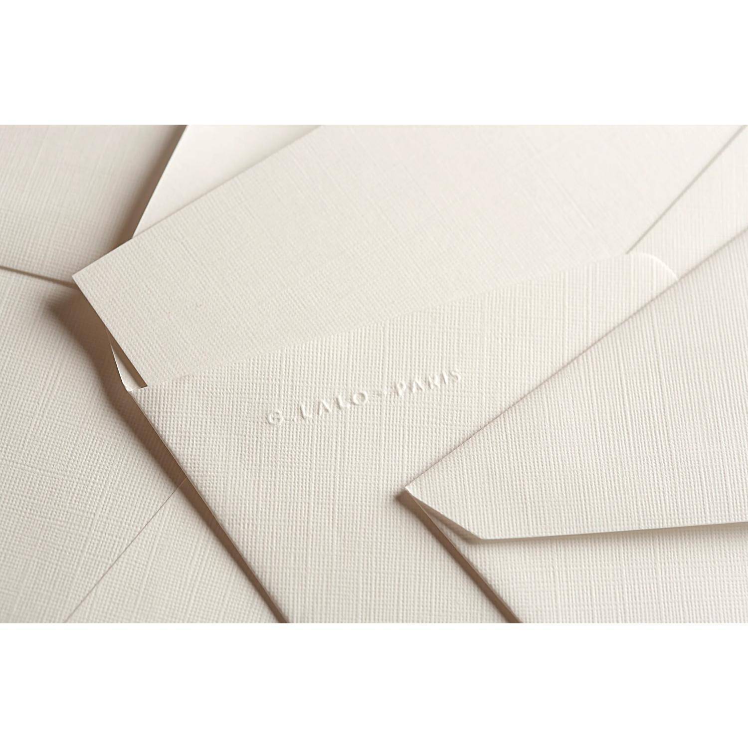 G.Lalo 5x Lalo, Korrespondenzset, 10 Blatt A5 und 5 Umschläge - Weiß 62200L