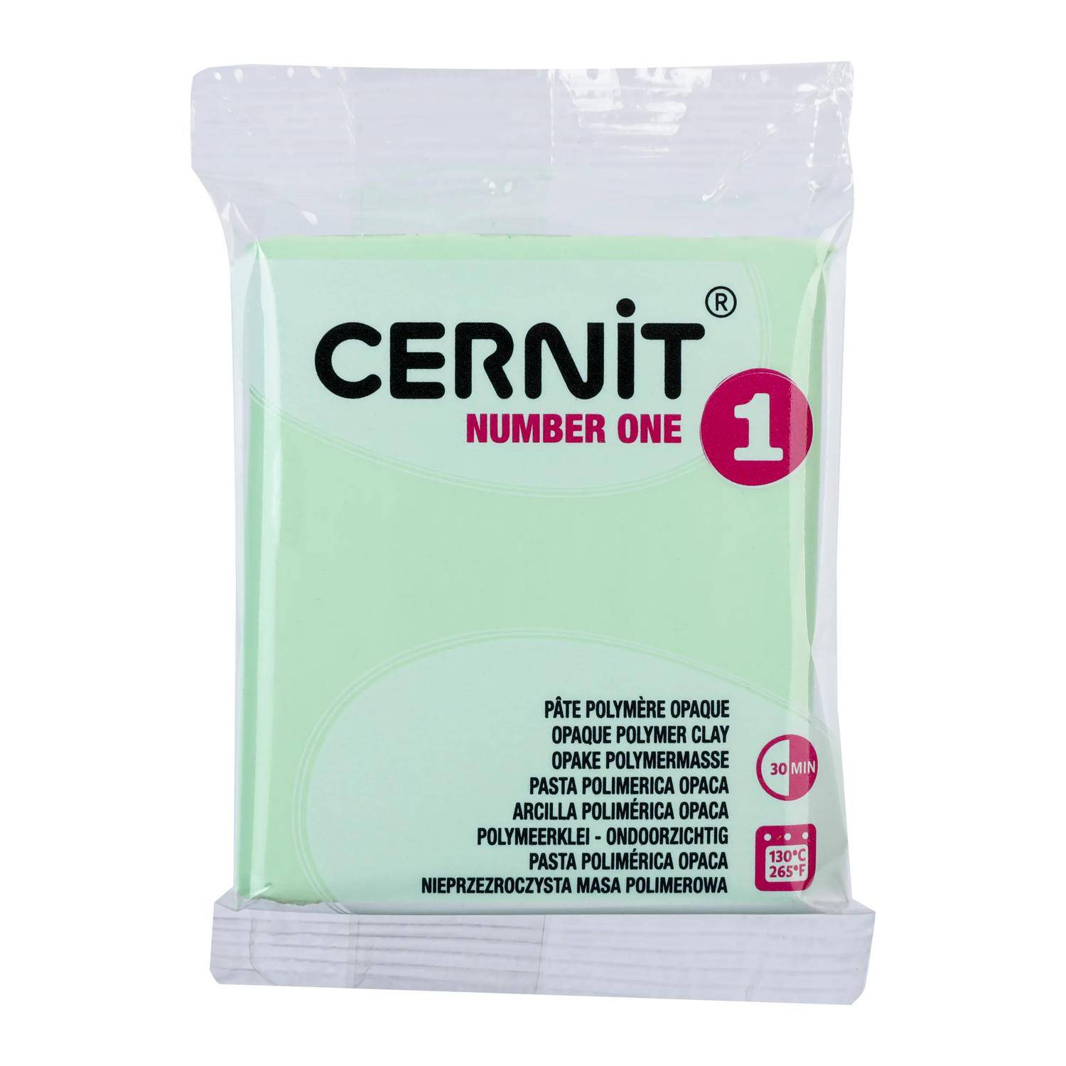 Cernit 6x Number One, Polymer-Modelliermasse, 56g, Mandel Mandel CE0900056616C