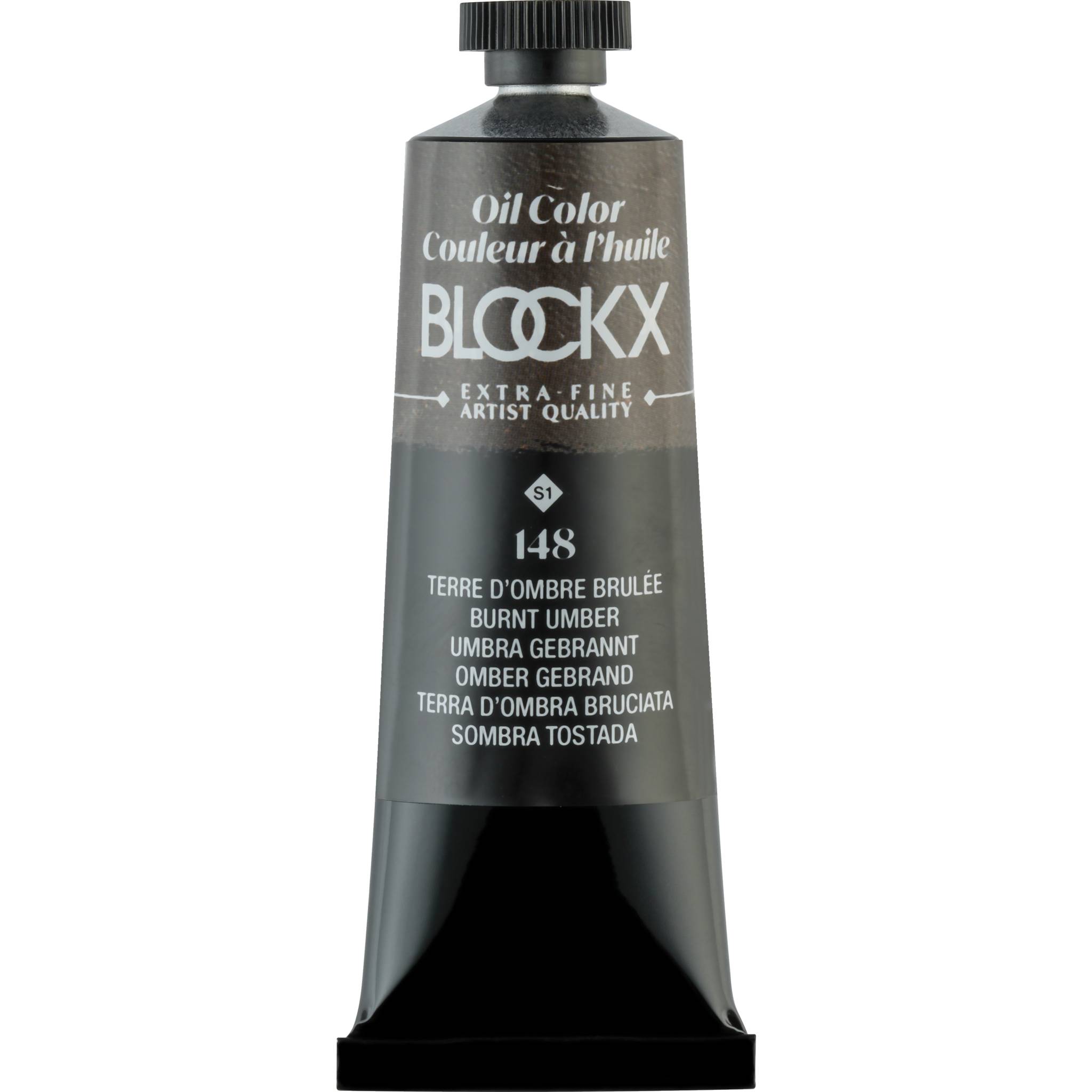 Blockx 3x Ölfarbe, Umbra gebrannt - Tube 35ml - Umbra gebrannt| 213148BXC