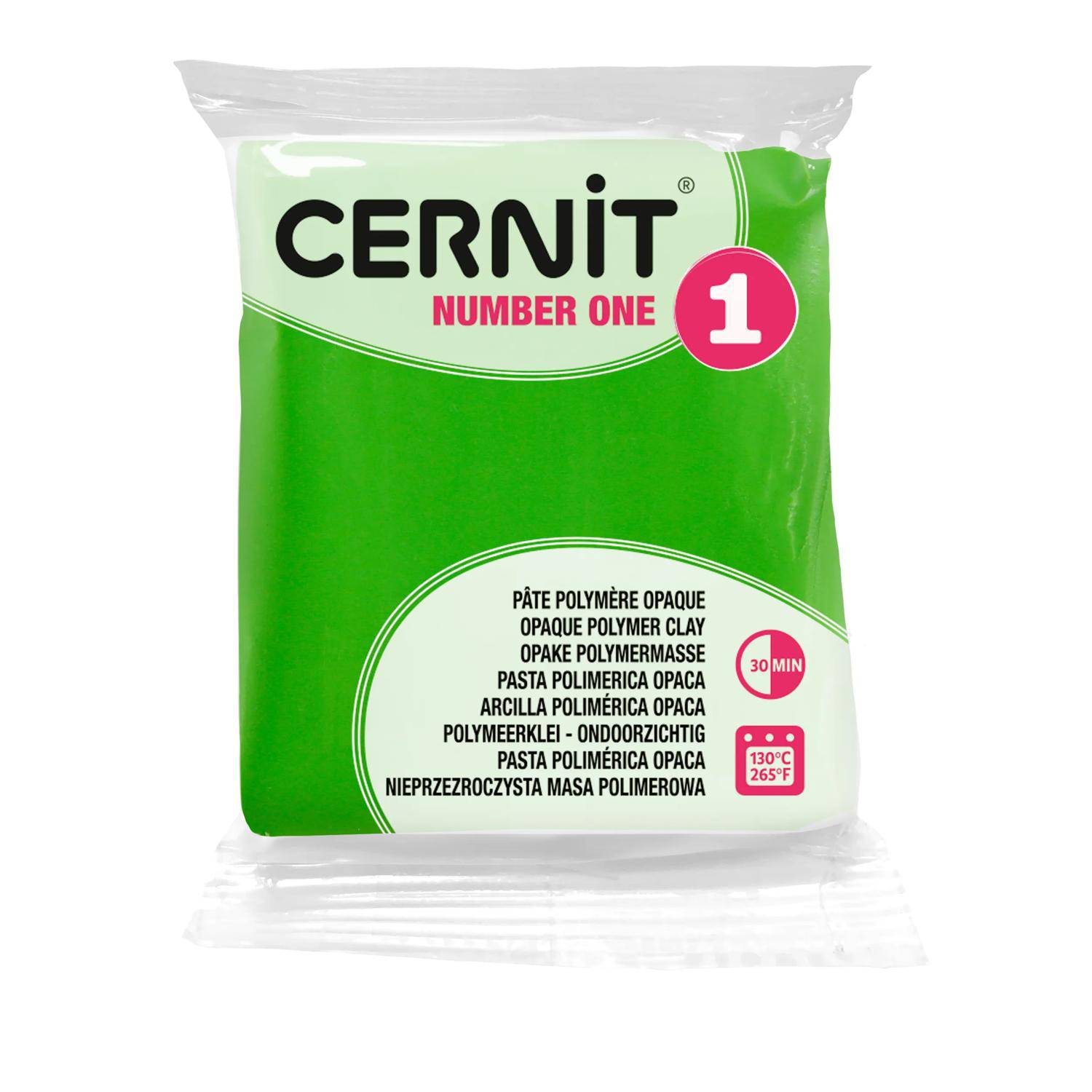 Cernit 6x Number One 56g, Hellgrün - Hellgrün CE0900056611C