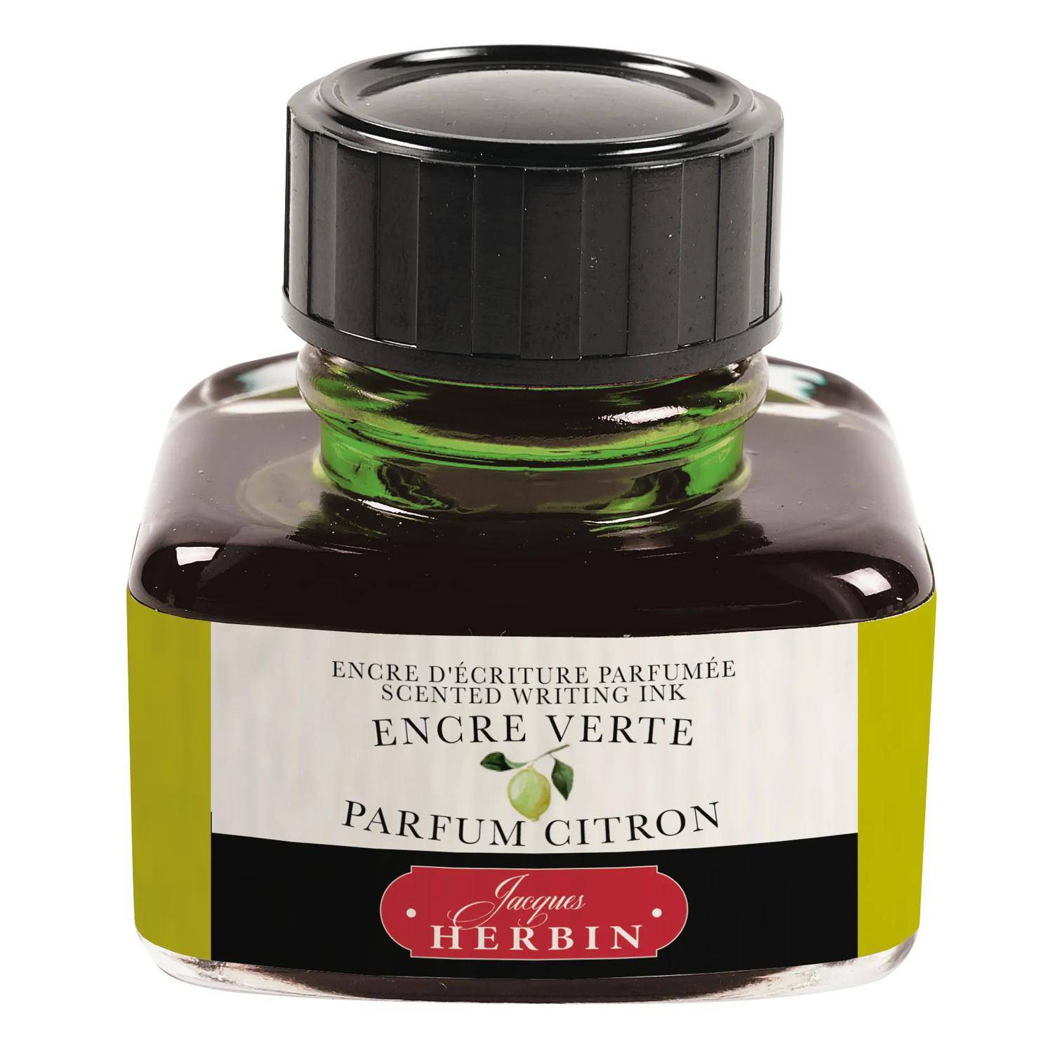 Jacques Herbin 4x Fein parfümierte Tinte im Flakon - Grün 13736T