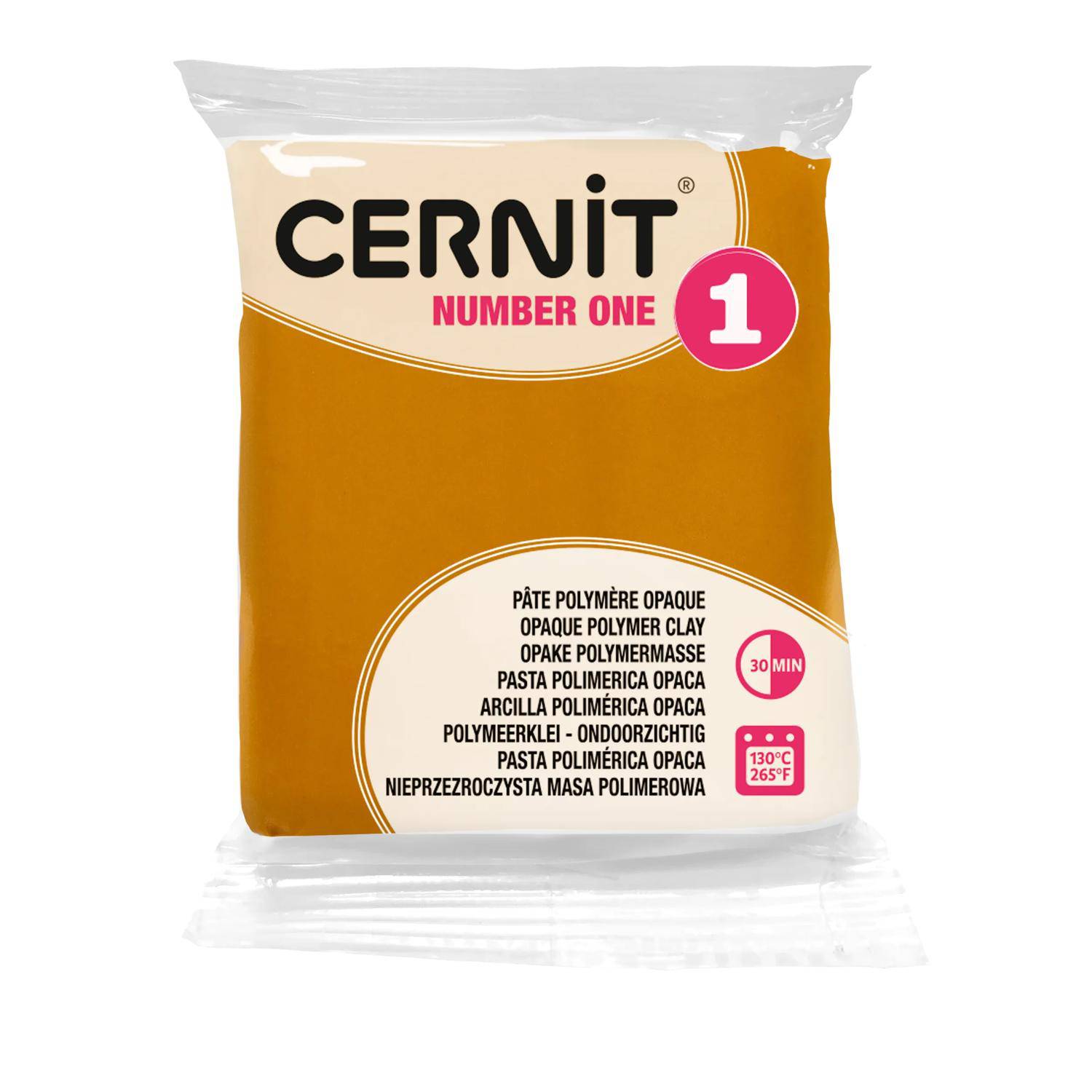 Cernit 6x Number One 56g, Ockergelb - Ockergelb CE0900056746C