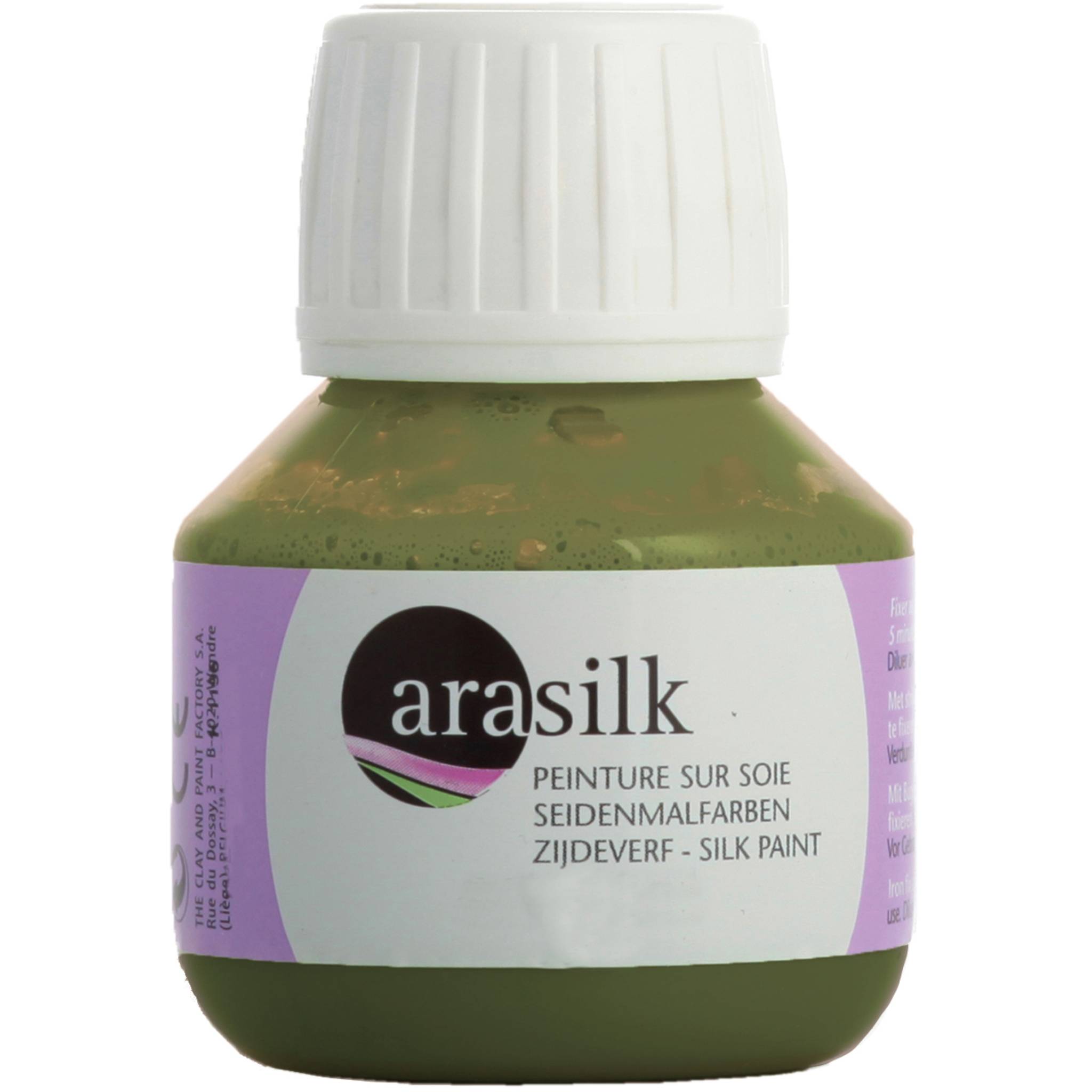 H Dupont 3x Arasilk 50ml, Seidenmalfarbe, Armeegrün - Army DU0170050646C