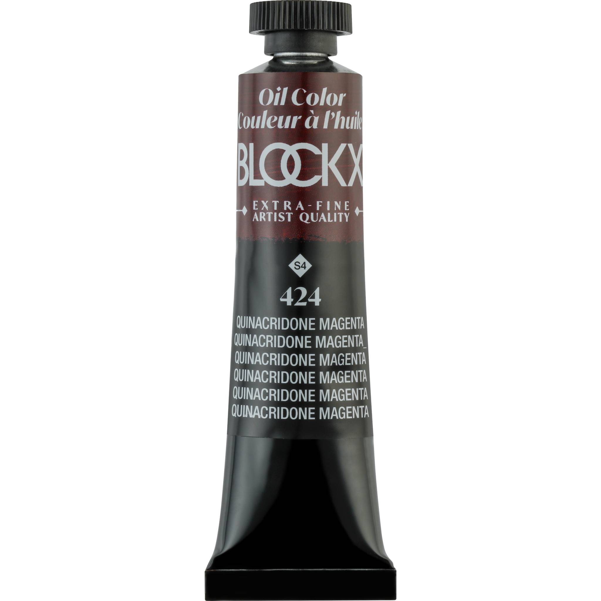 Blockx 3x Ölfarbe, Quinacridon Magenta, Tube 20ml Quinacridon Magenta 212424BXC