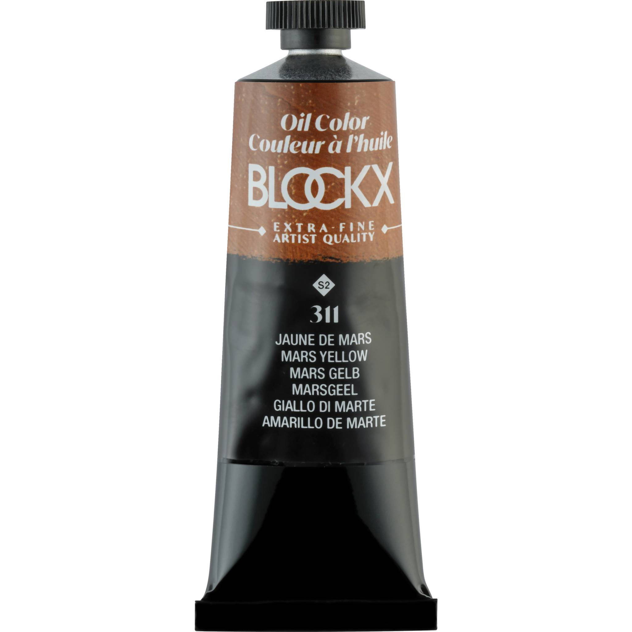 Blockx 3x Ölfarbe, Marsgelb - Tube 35ml - Marsgelb| 213311BXC