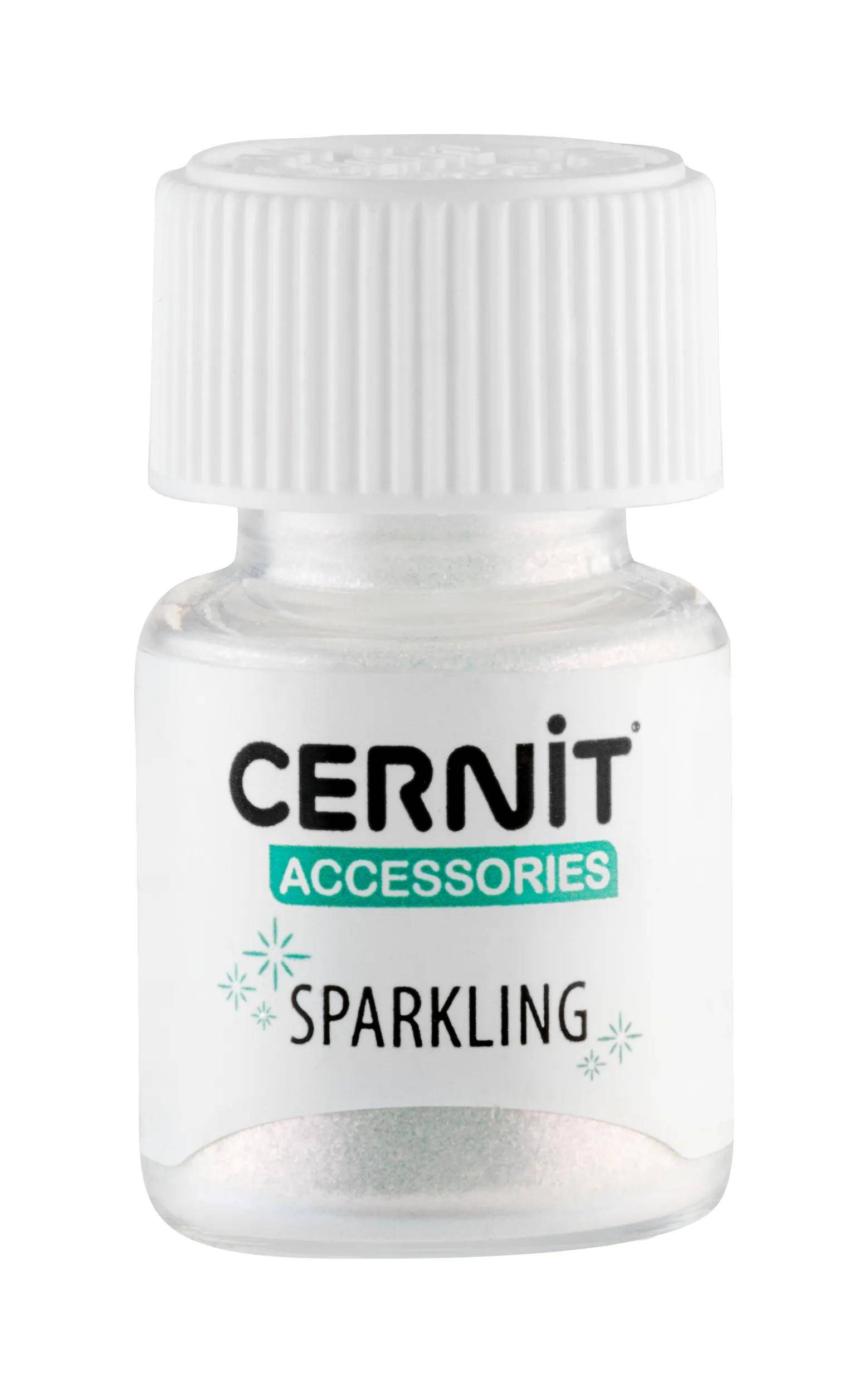 Cernit 6x Sparkling 5g, Diamant Pigmentpulver, Rot - Rot CE6120005400C