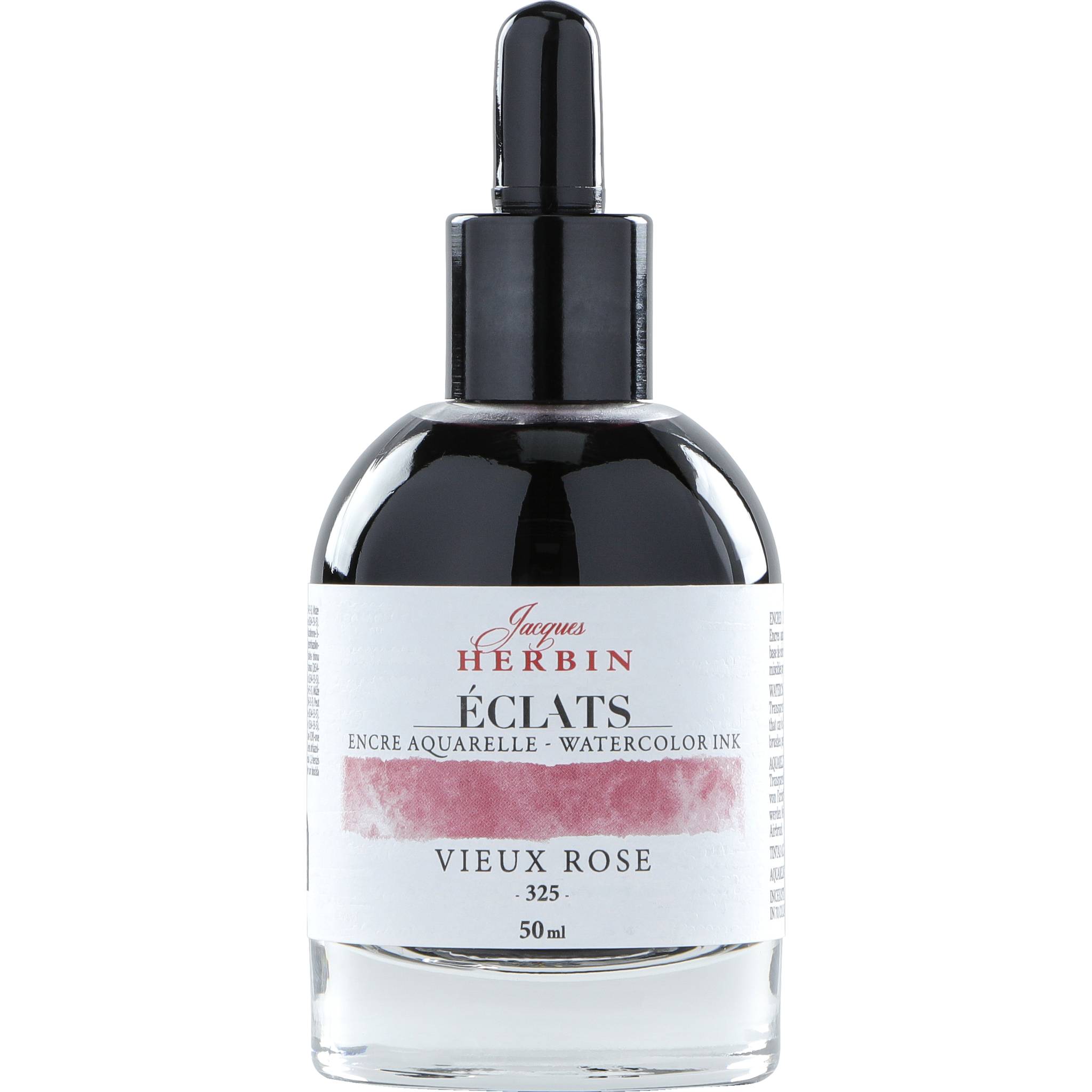 Jacques Herbin 4x Aquarelltine Éclats, Flakon 50ml - Altrosa 16325T