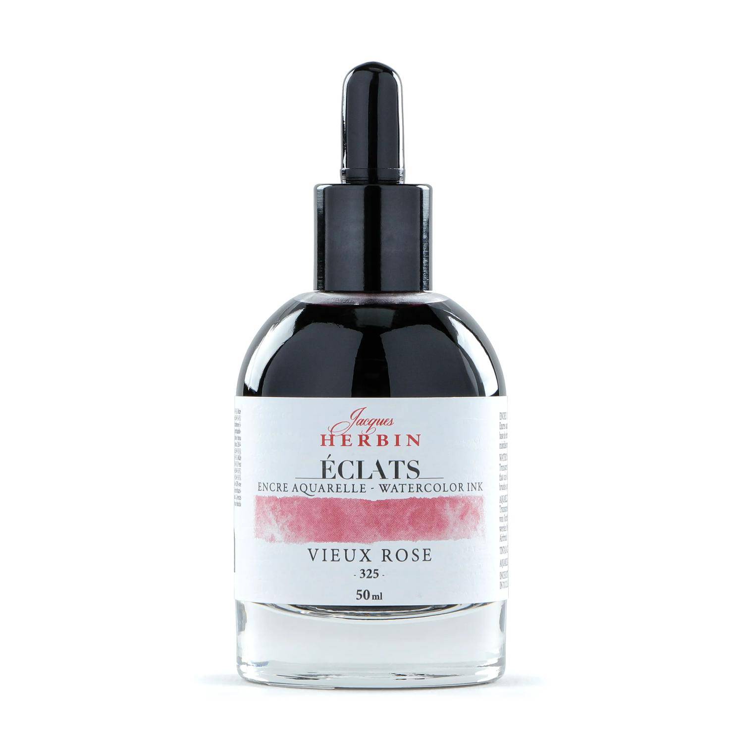 Jacques Herbin 4x Aquarelltine Éclats, Flakon 50ml - Altrosa 16325T