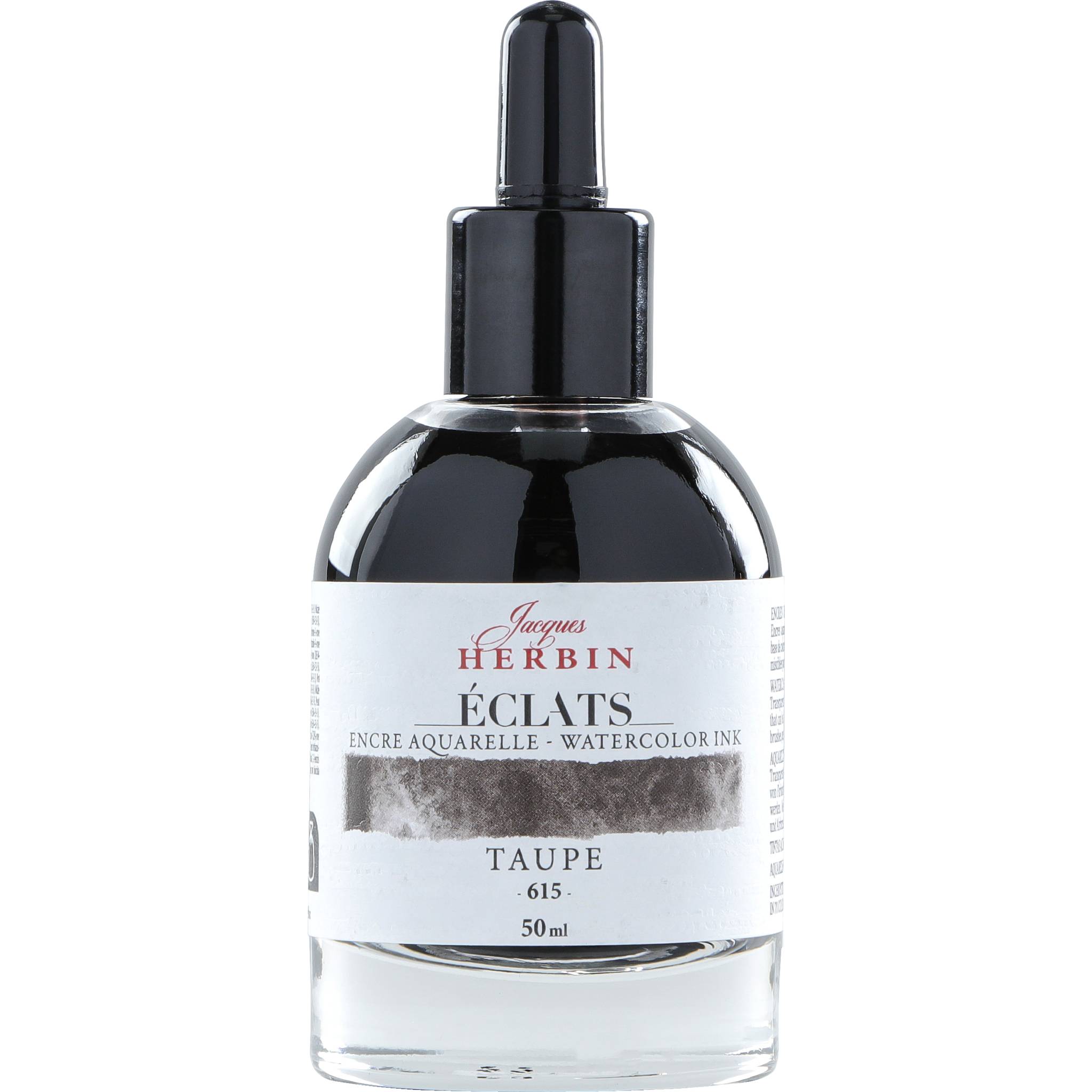 Jacques Herbin 4x Aquarelltine Éclats, Flakon 50ml - Taupe 16615T