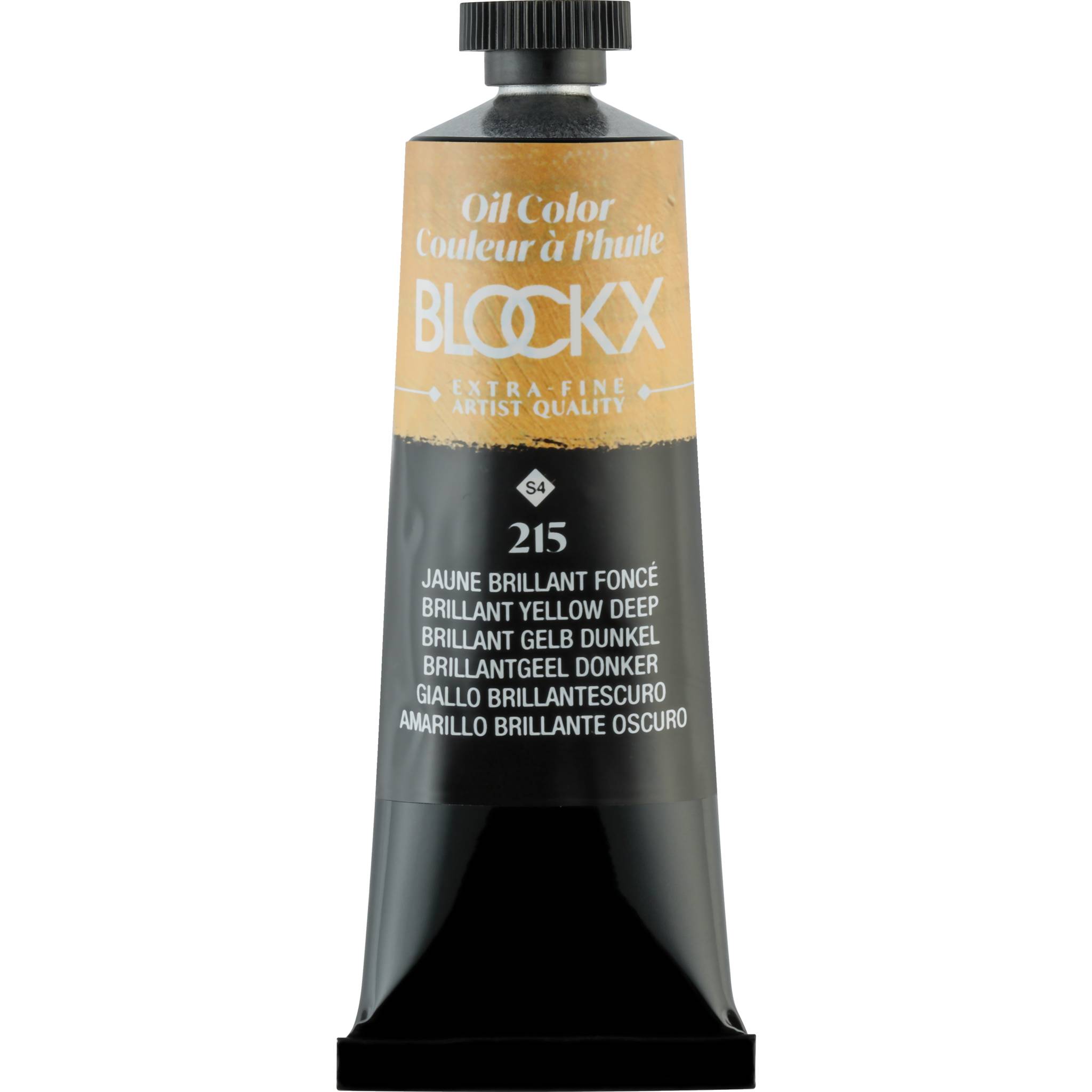 Blockx 3x Ölfarbe, Glänzendgelb dunkel Tube 35ml Dunkelglänzendgelb 213215BXC