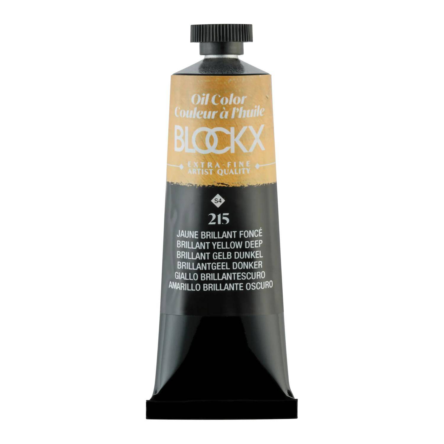 Blockx 3x Ölfarbe, Glänzendgelb dunkel Tube 35ml Dunkelglänzendgelb 213215BXC