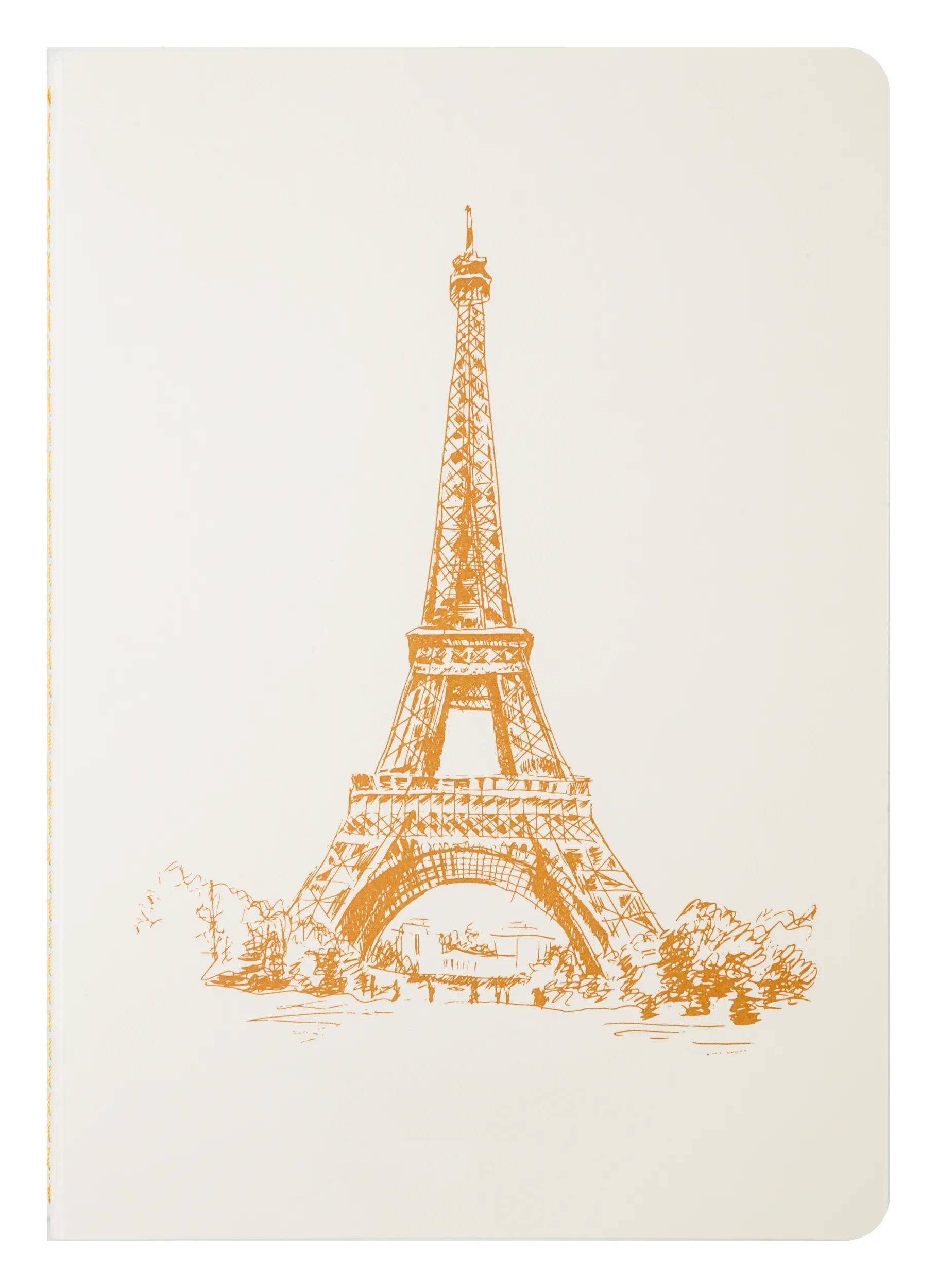Jacques Herbin 5x A5-Notizbuch # Eiffelturm - Braun 93042T