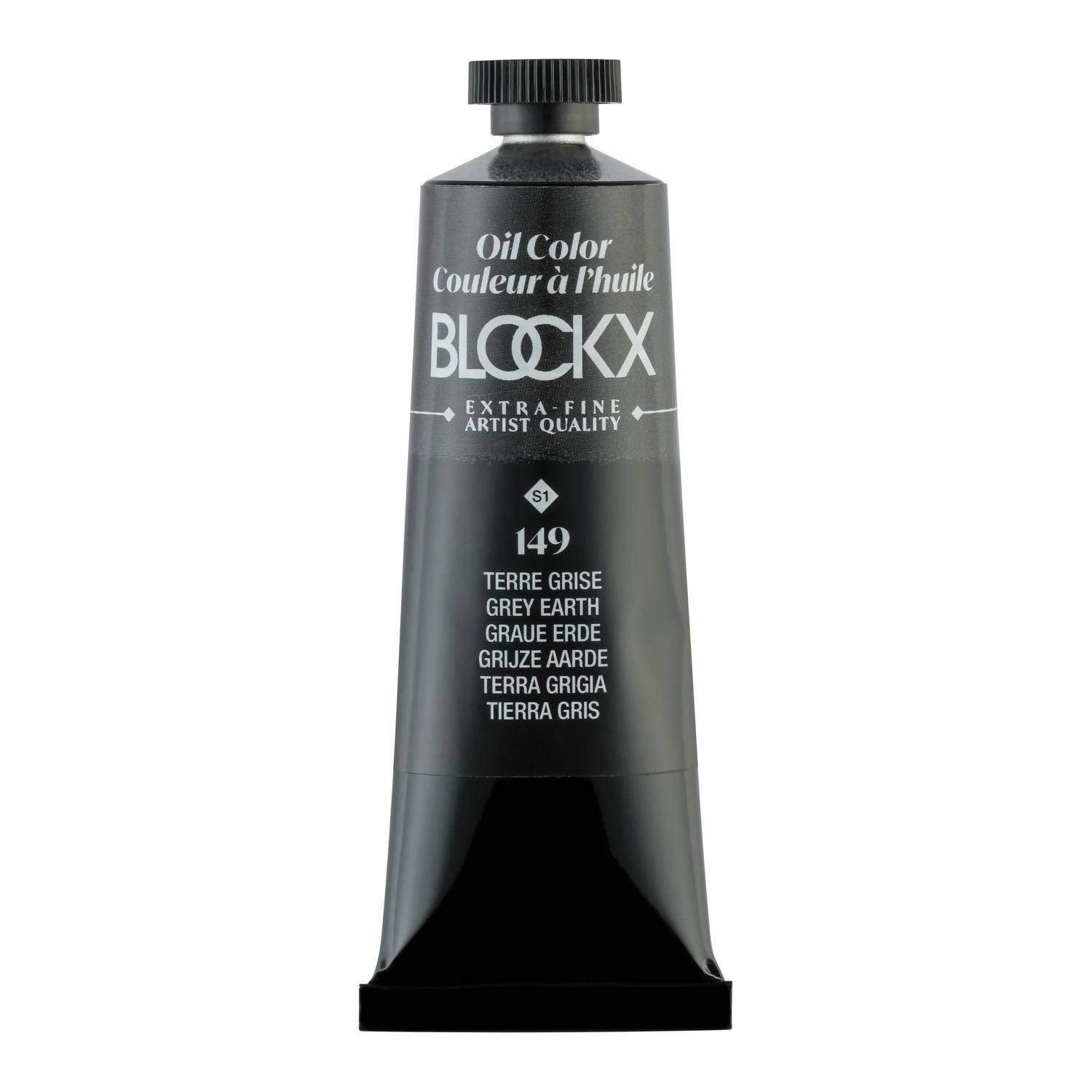 Blockx 3x Ölfarbe, Graue Erde -Tube 35ml - Graue Erde 213149BXC
