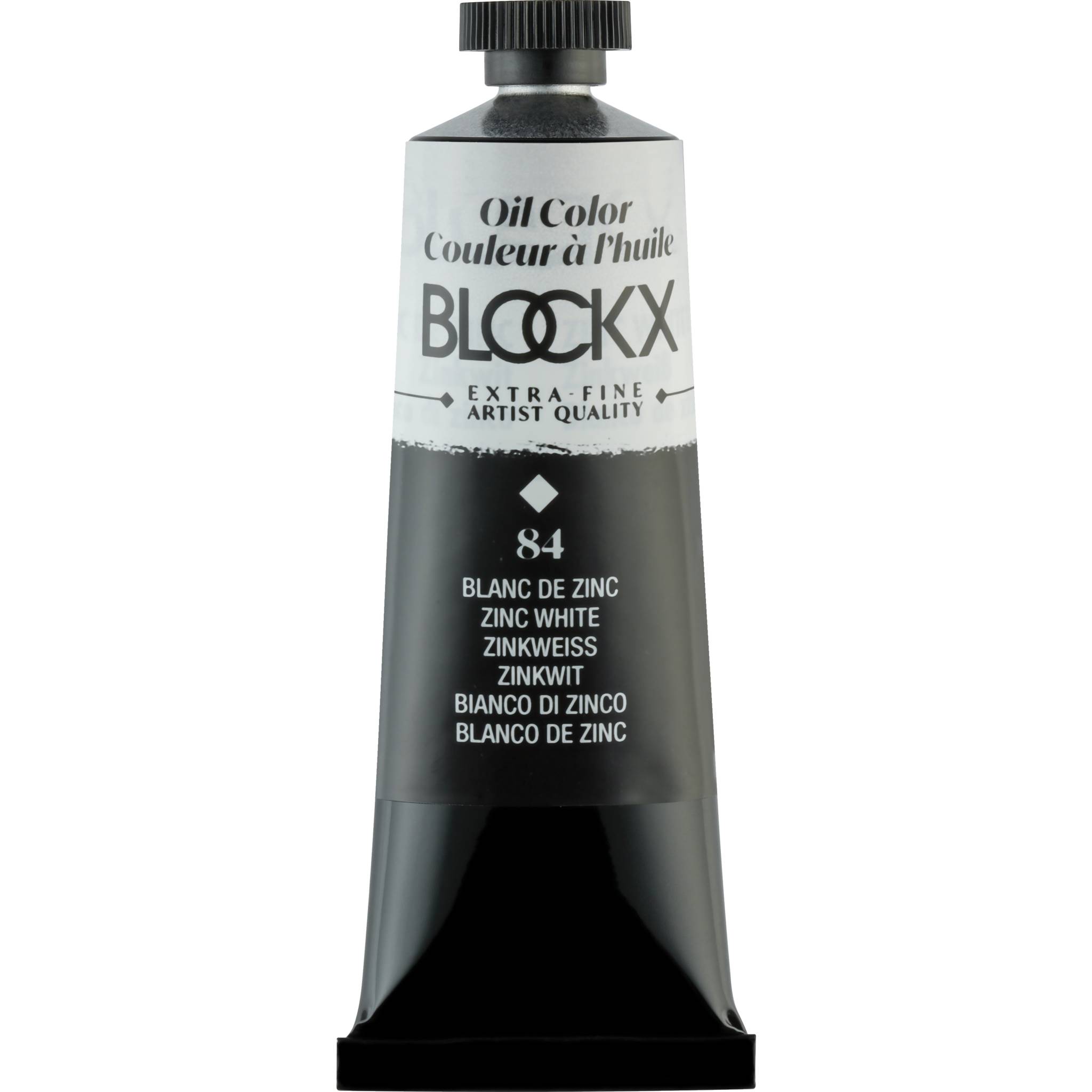 Blockx 3x Ölfarbe, Zinkweiß - Tube 35ml - Zinkweiß 213084BXC