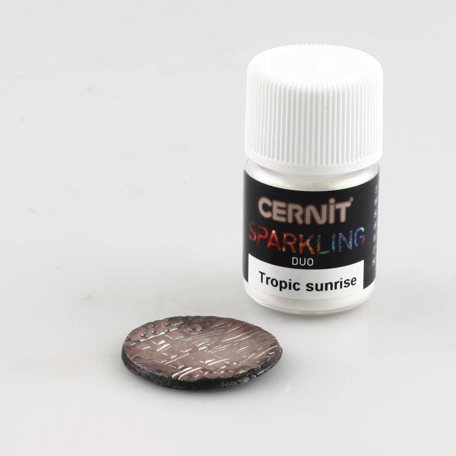 Cernit 6x Sparkling 2g, Duo Pigmentpulver, Tropic Sunrise - CE6130002003C