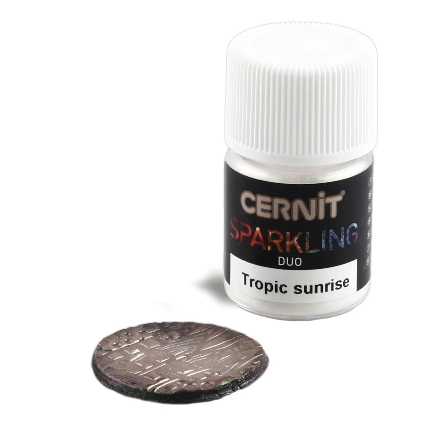 Cernit 6x Sparkling 2g, Duo Pigmentpulver, Tropic Sunrise - CE6130002003C