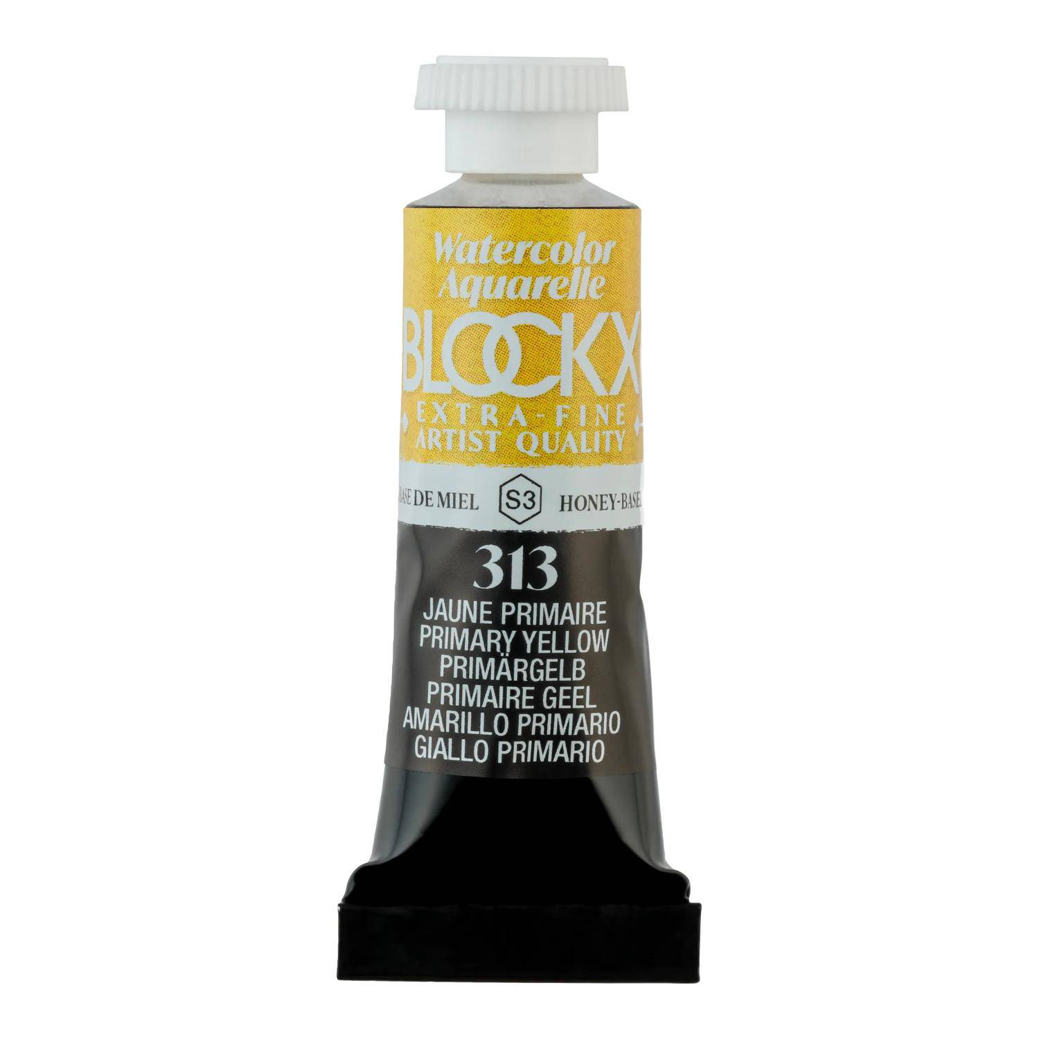 Blockx 3x Aquarellfarbe, Primärgelb - Tube 5ml - Primärgelb 43313BXC