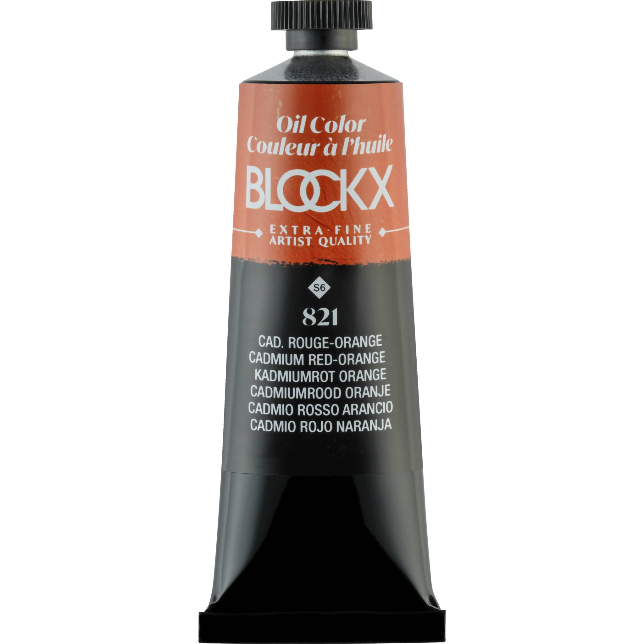 Blockx 3x Ölfarbe, Kadmium rot-orange - Tube 35ml - Cadmium Rot-Orange 213821BXC