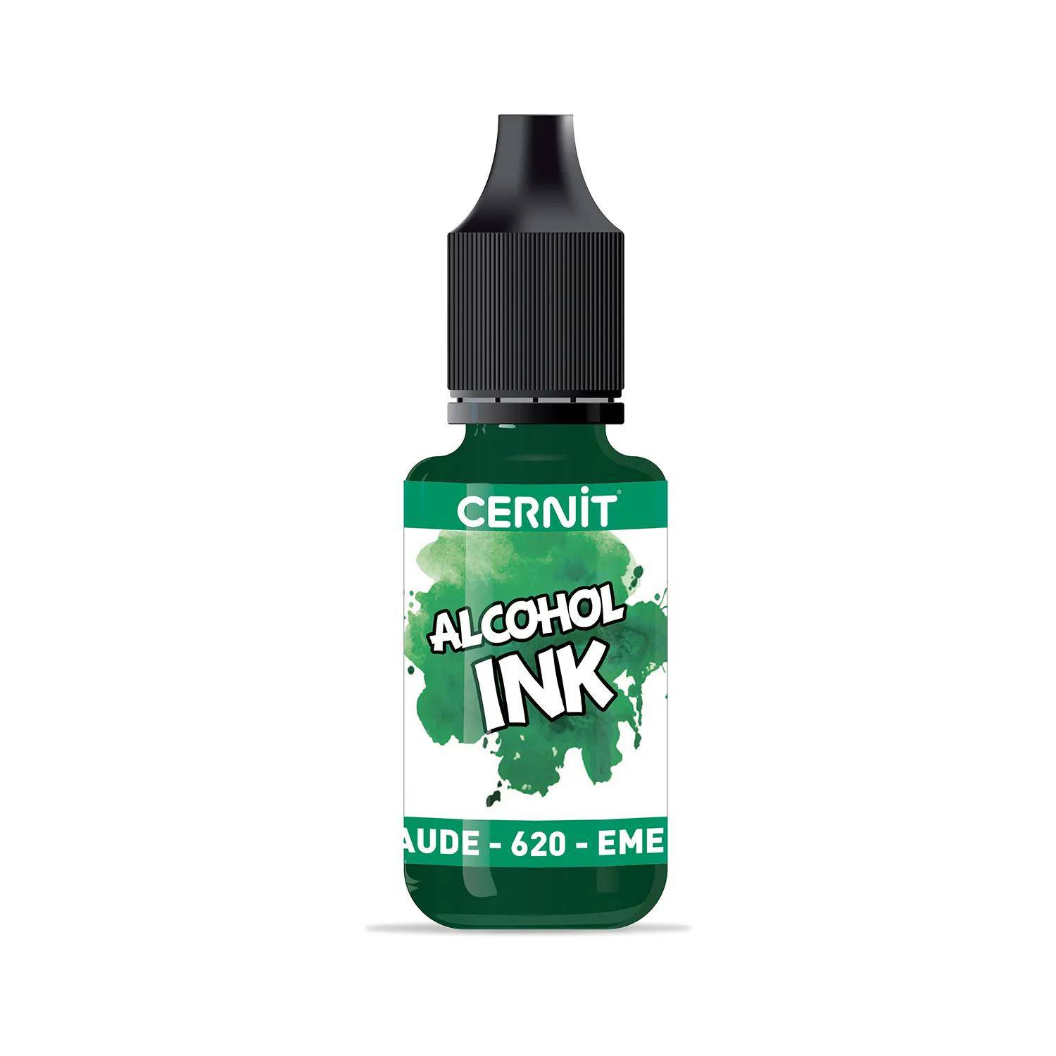 Cernit 6x Alkoholtinte 20ml, Smaragdgrün - Smaragdgrün CE2000020620C