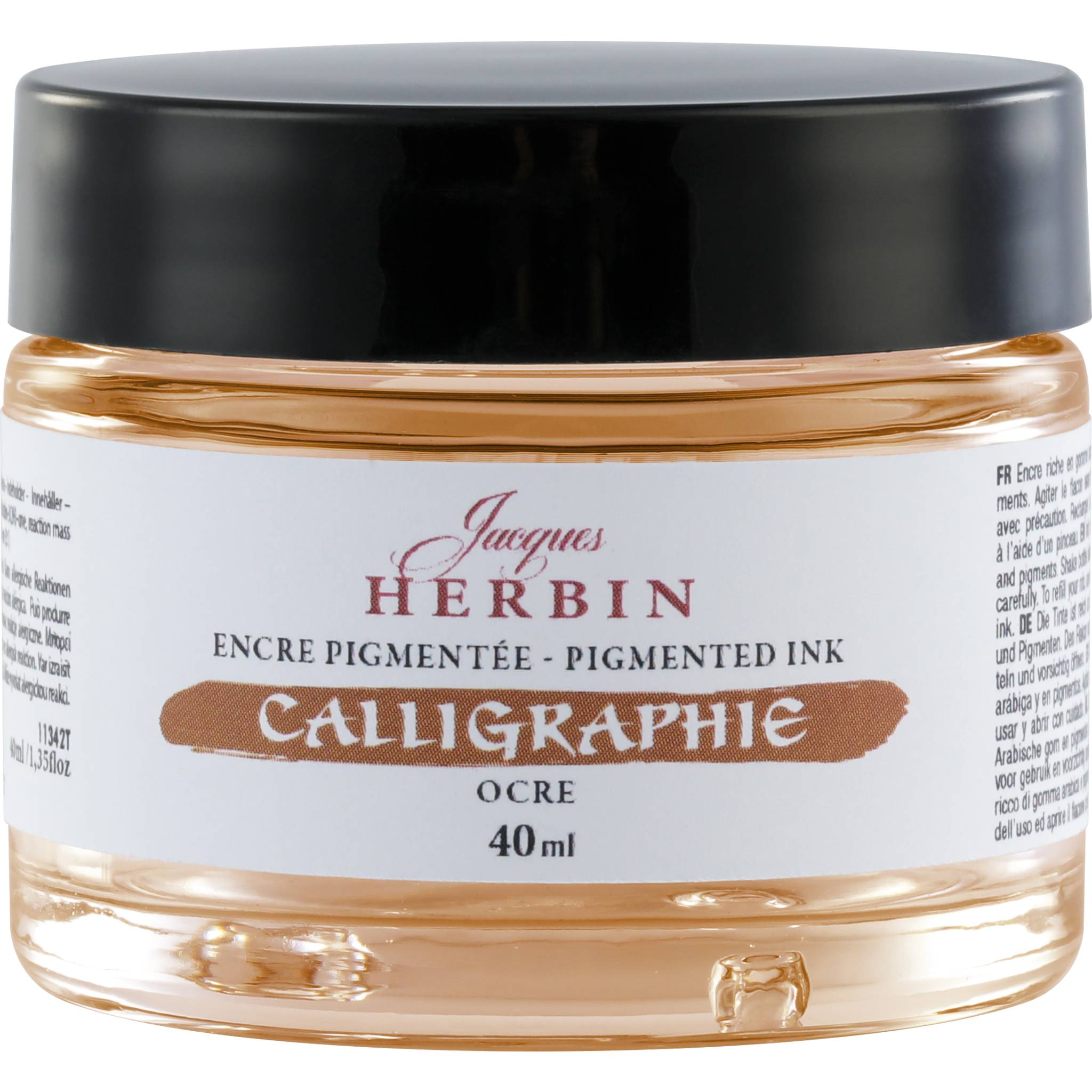 Jacques Herbin 3x Pigmentierte Kalligrafietine 40ml - Ocker 11342T