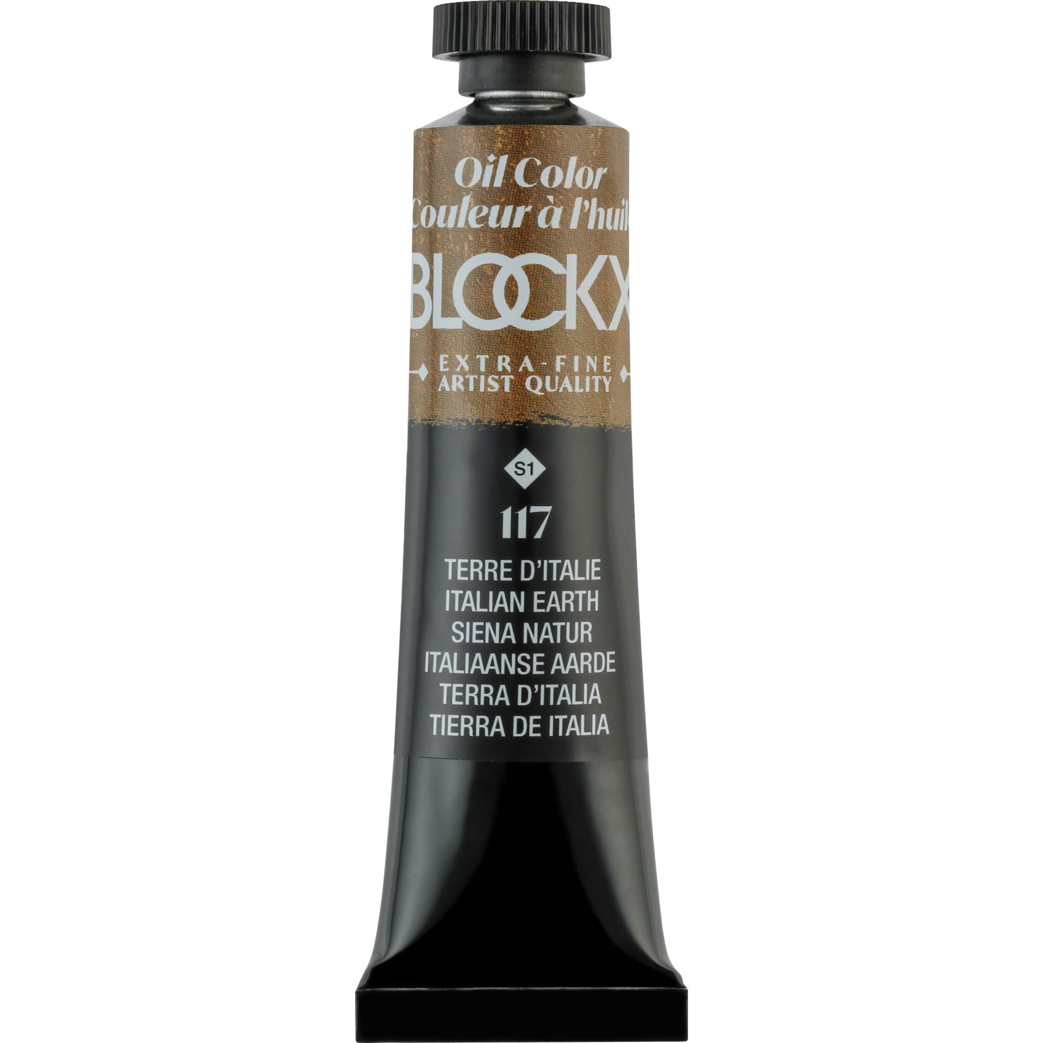 Blockx 3x Ölfarbe, Siena Natur, Tube 20ml - Siena Natur 212117BXC