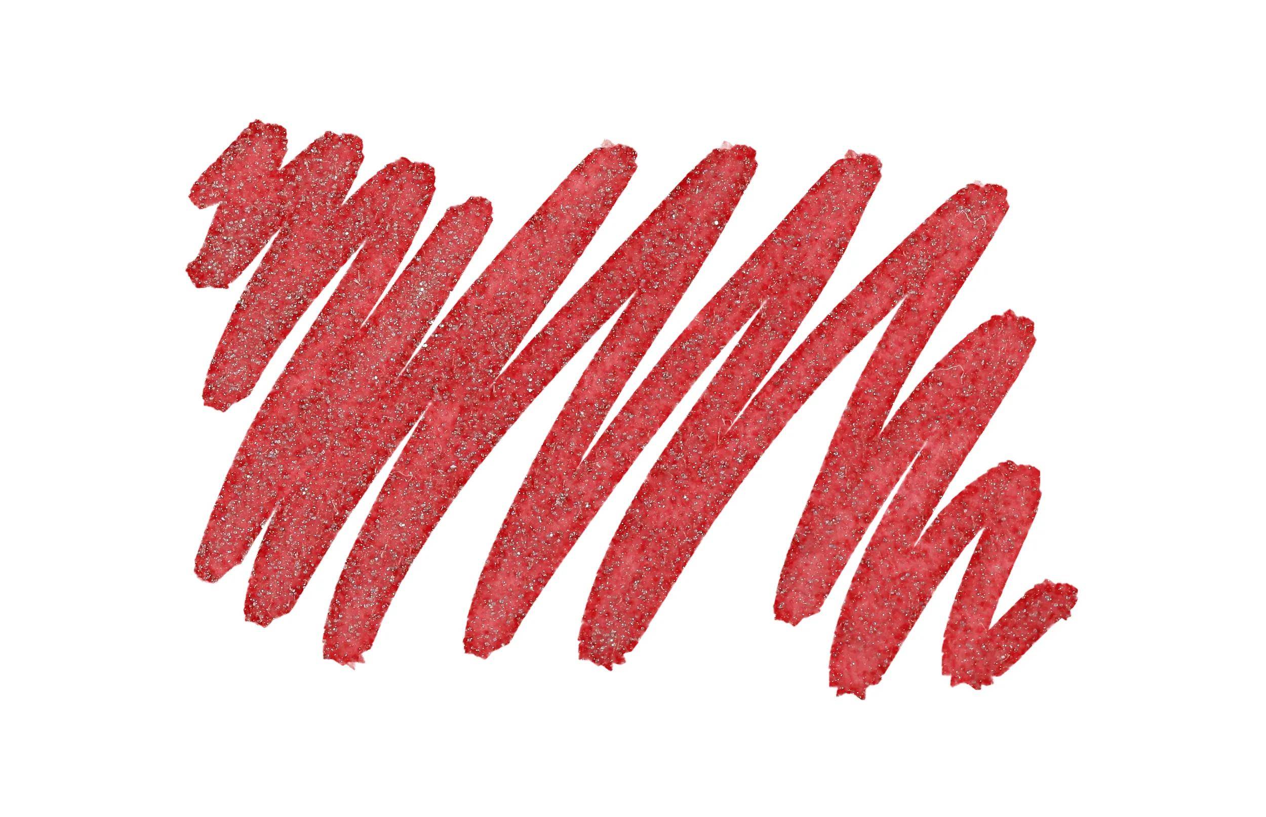 Darwi 6x Textilmarker Glitter, Spitze 2mm, 6ml, Zinnober DA0140013490C