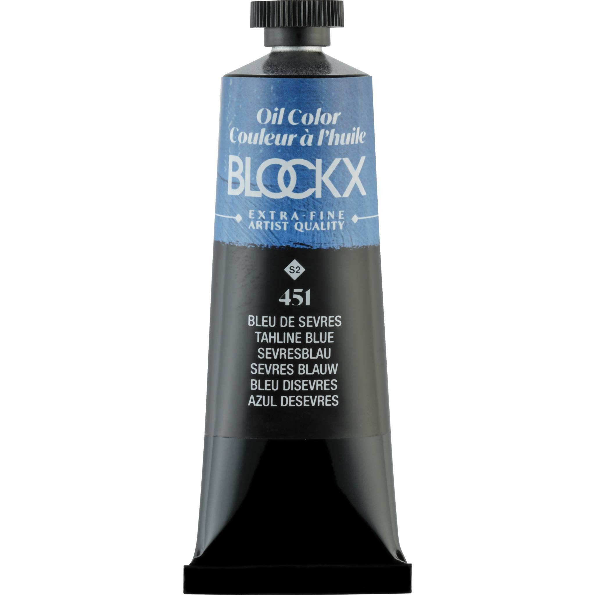 Blockx 3x Ölfarbe, Sèvresblau - Tube 35ml - Sevresblau 213451BXC