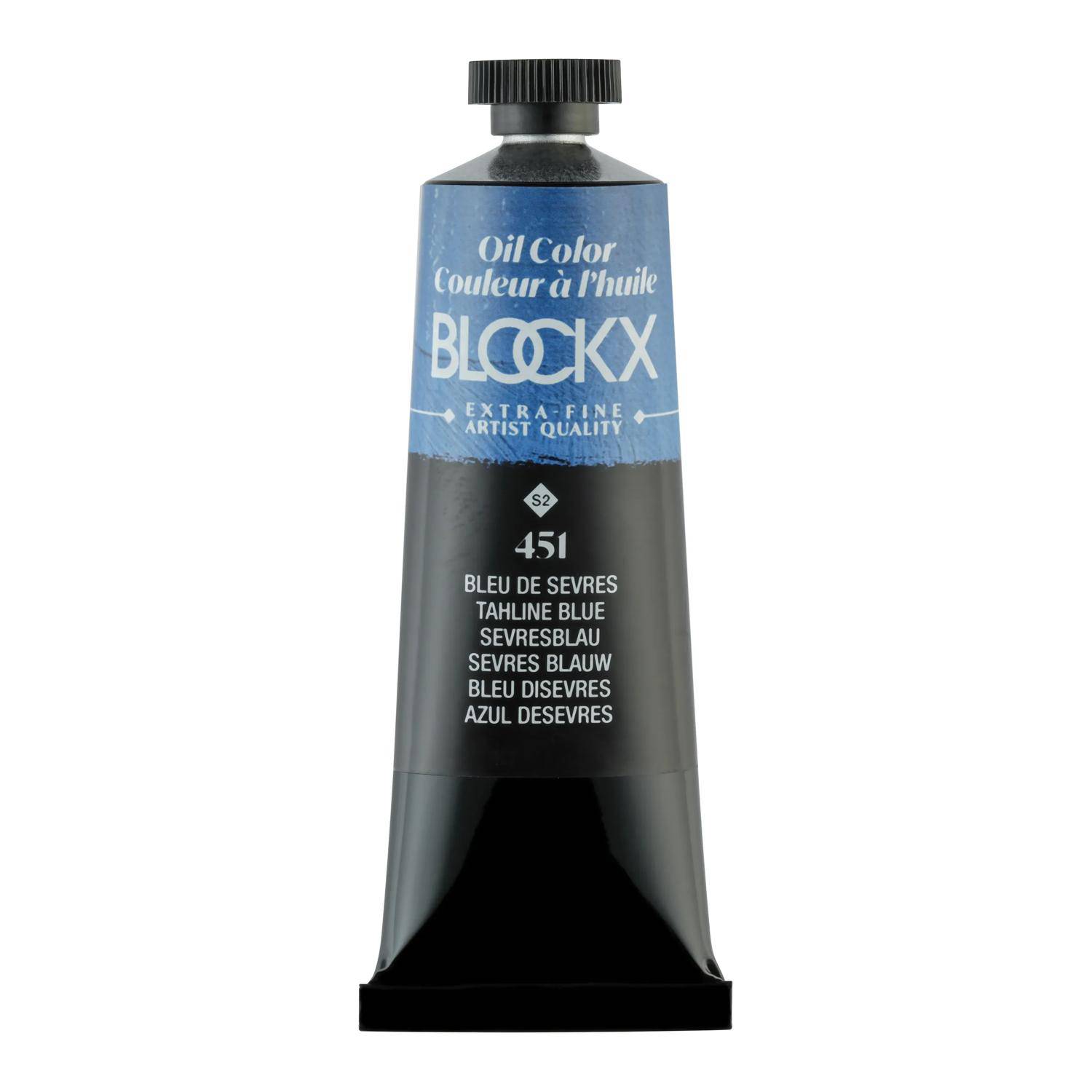 Blockx 3x Ölfarbe, Sèvresblau - Tube 35ml - Sevresblau 213451BXC