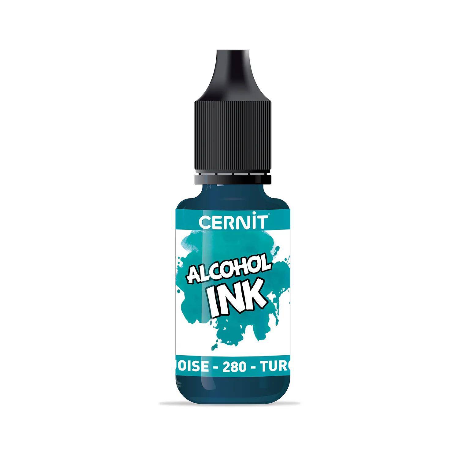 Cernit 6x Alkoholtinte 20ml, Türkisblau - Türkisblau CE2000020280C