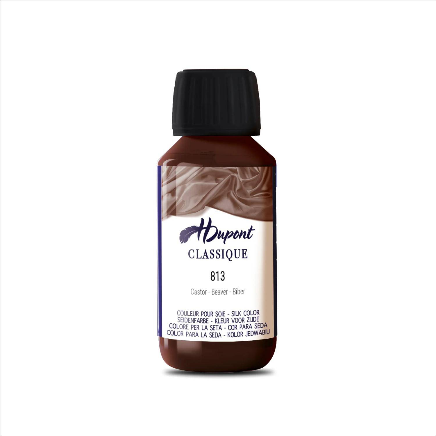 H Dupont 3x H Dupont classique 125ml, Seidenmalfarbe, Biber Castor DU0600125813C