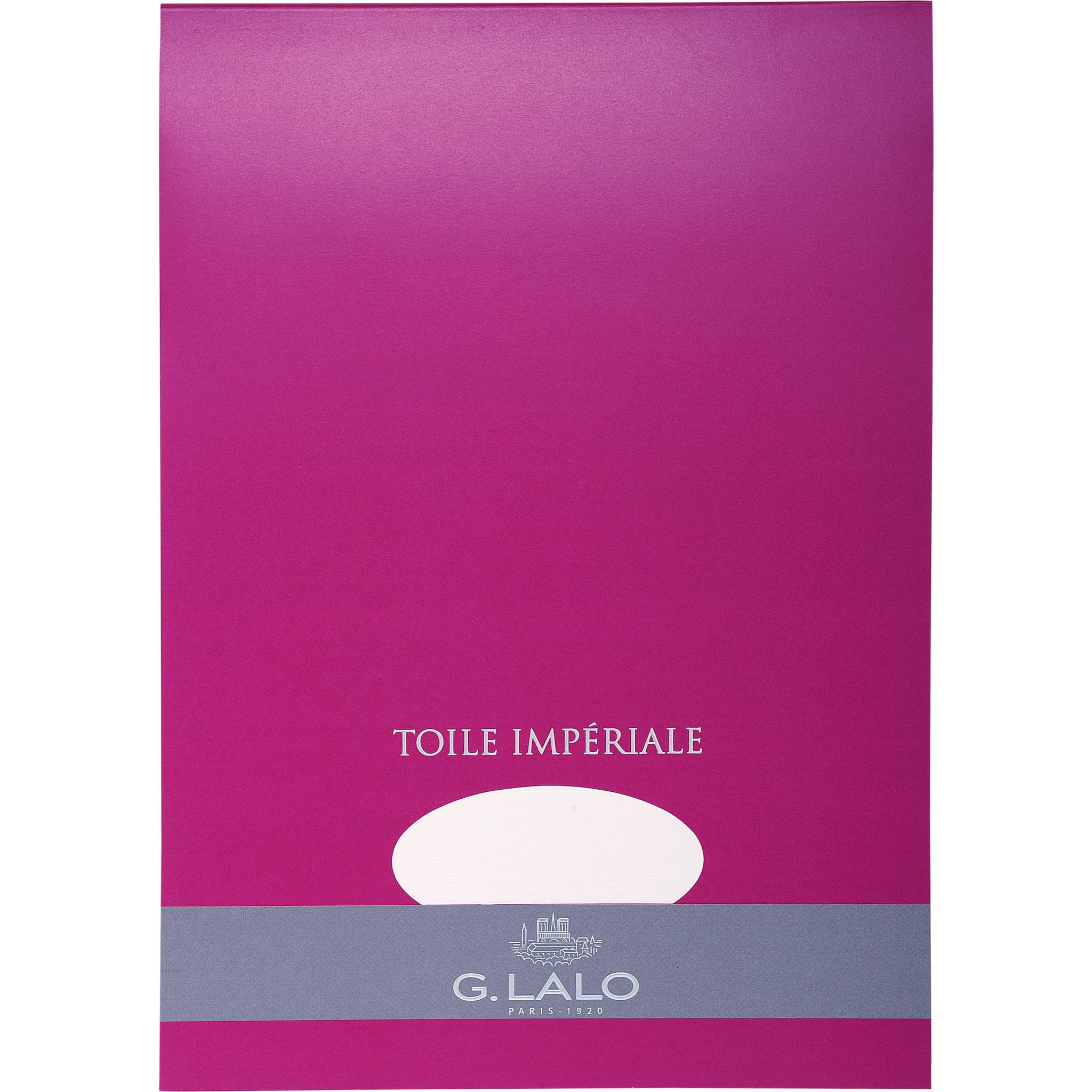 G.Lalo 5x Lalo, Block Toile impériale, DIN A4, 50 Blatt, 100g - Weiß 13500L