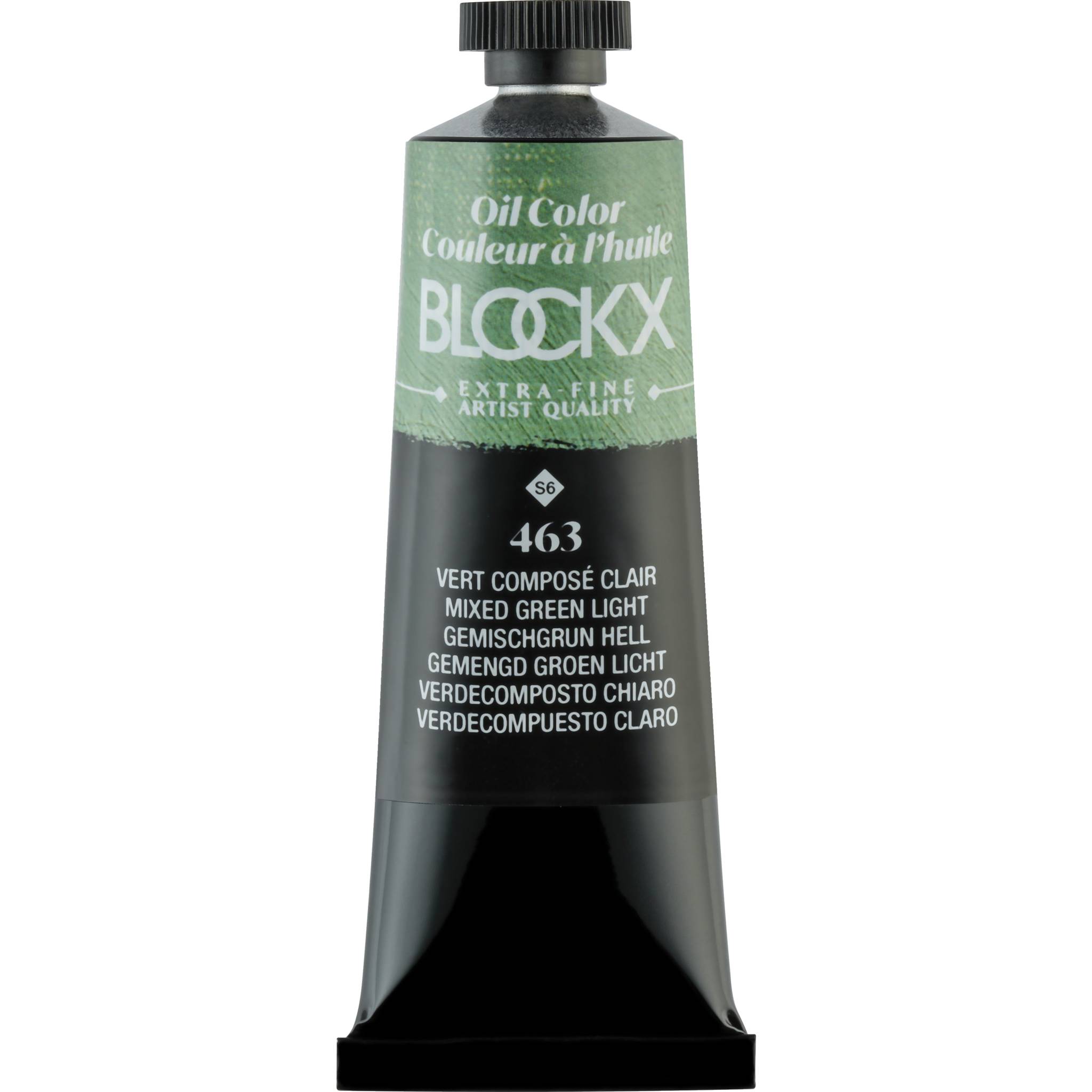 Blockx 3x Ölfarbe, Hellgrün - Tube 35ml - Gemischtgrün hell 213463BXC