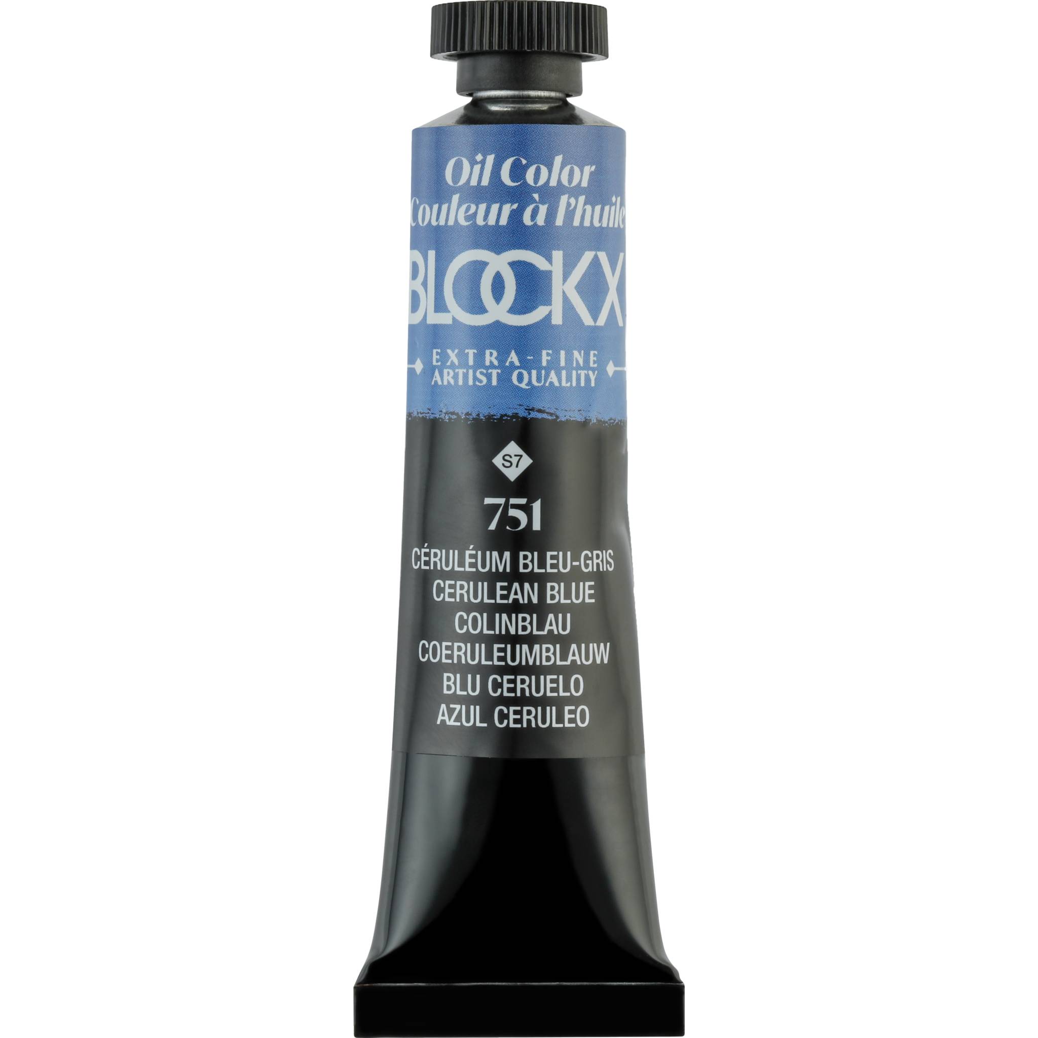 Blockx 3x Ölfarbe, Colinblau, Tube 20ml - Colinblau 212751BXC