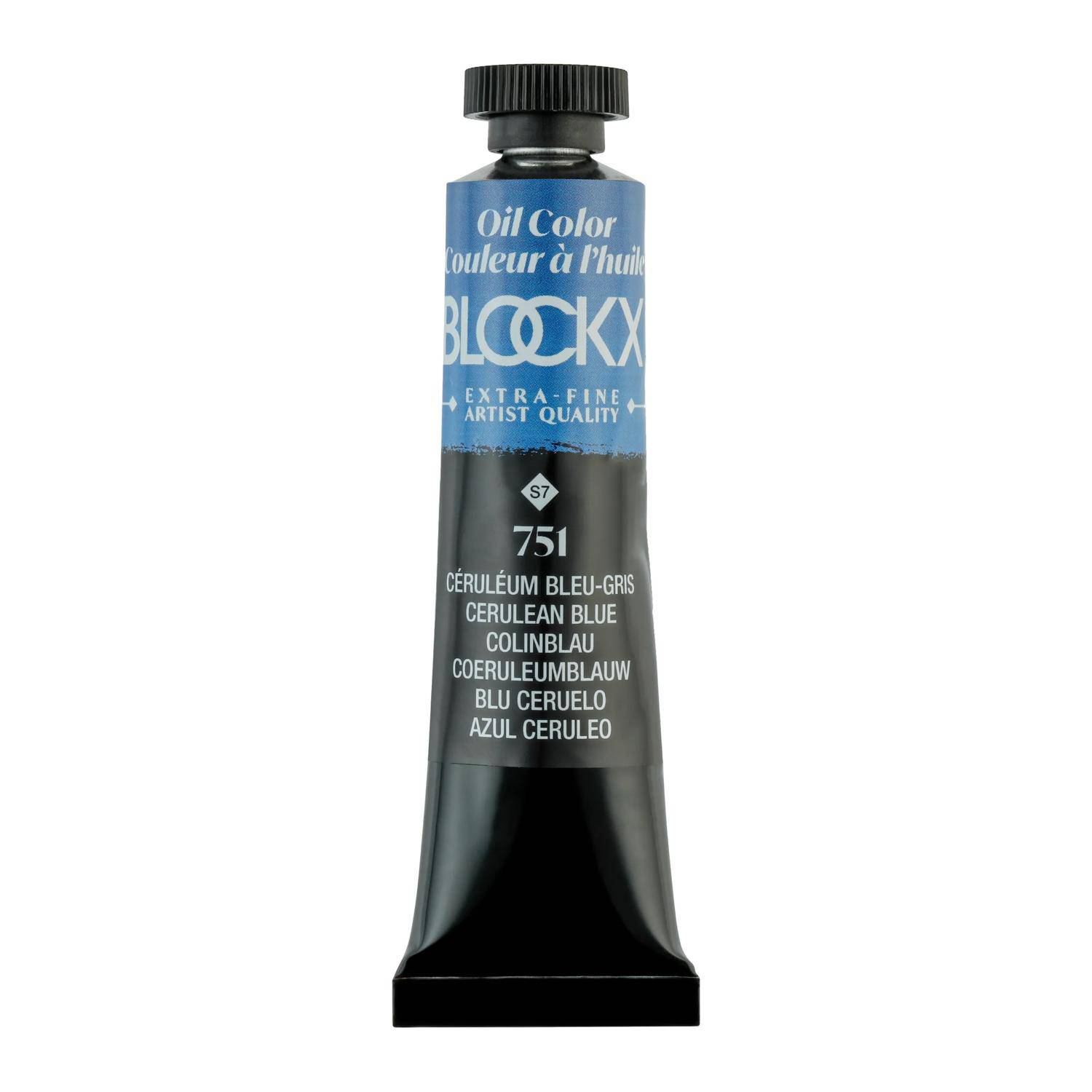Blockx 3x Ölfarbe, Colinblau, Tube 20ml - Colinblau 212751BXC
