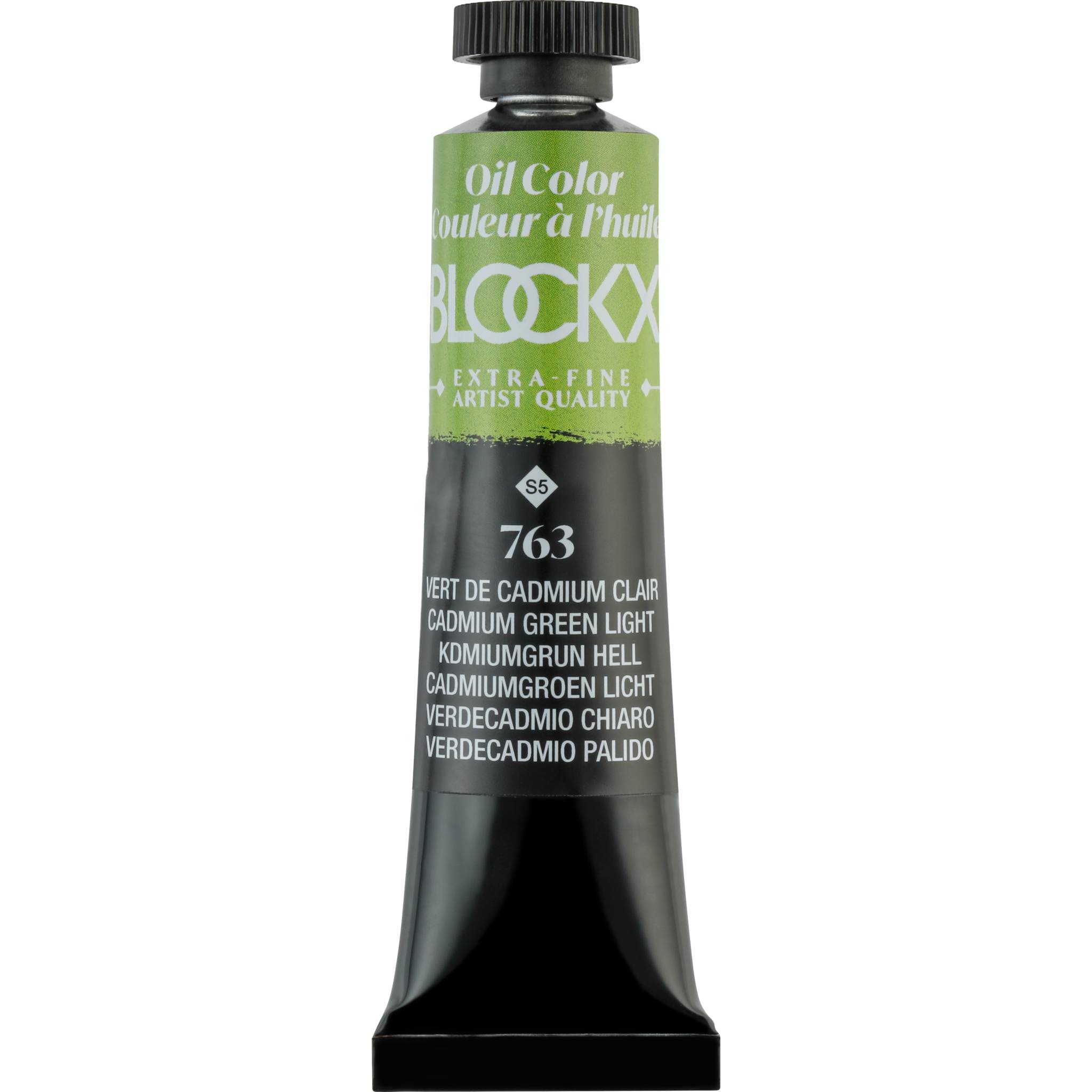 Blockx 3x Ölfarbe, Kadmiumgrün hell, Tube 20ml - Kadmiumgrün hell 212763BXC