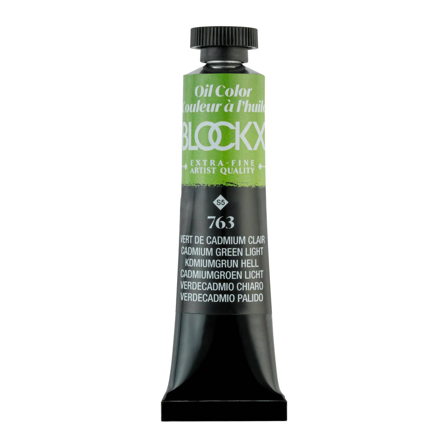 Blockx 3x Ölfarbe, Kadmiumgrün hell, Tube 20ml - Kadmiumgrün hell 212763BXC