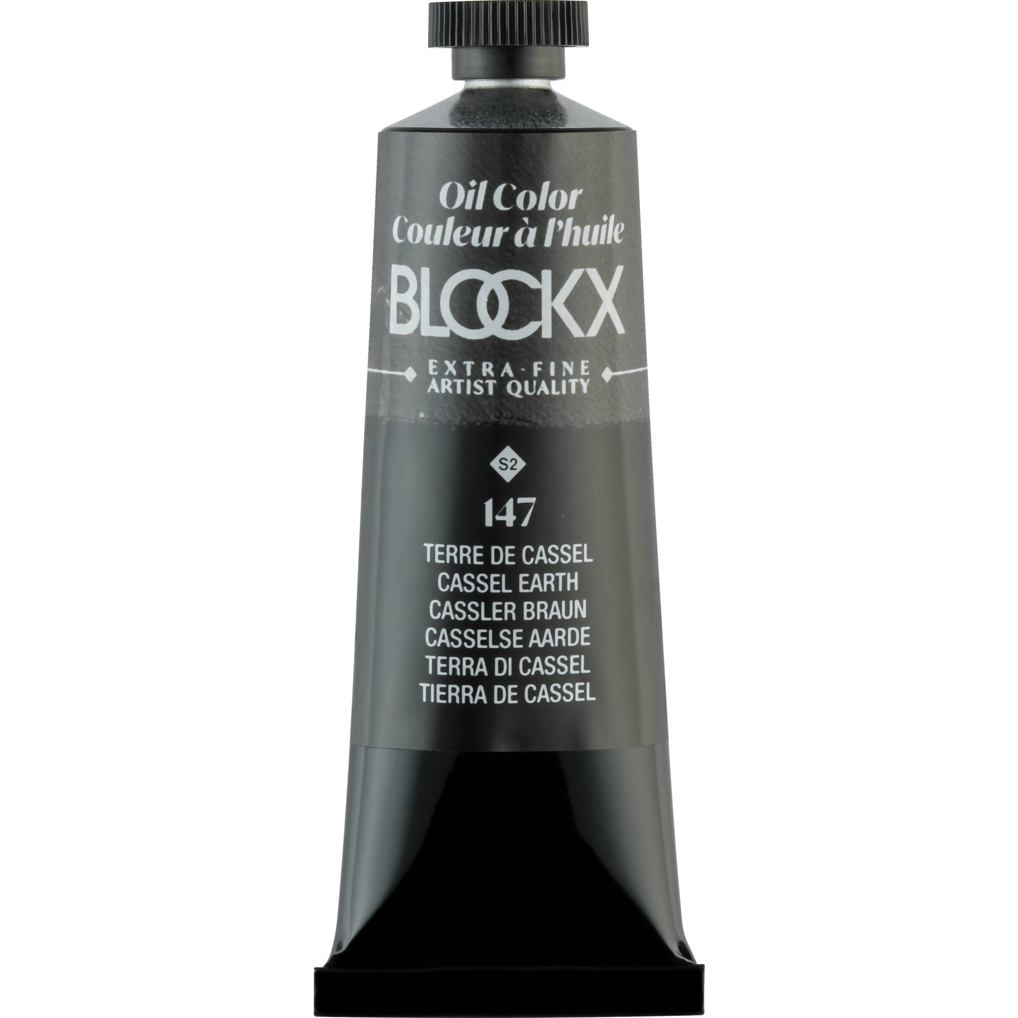 Blockx 3x Ölfarbe, Kassel Erde - Tube 35ml - Cassler Braun 213147BXC