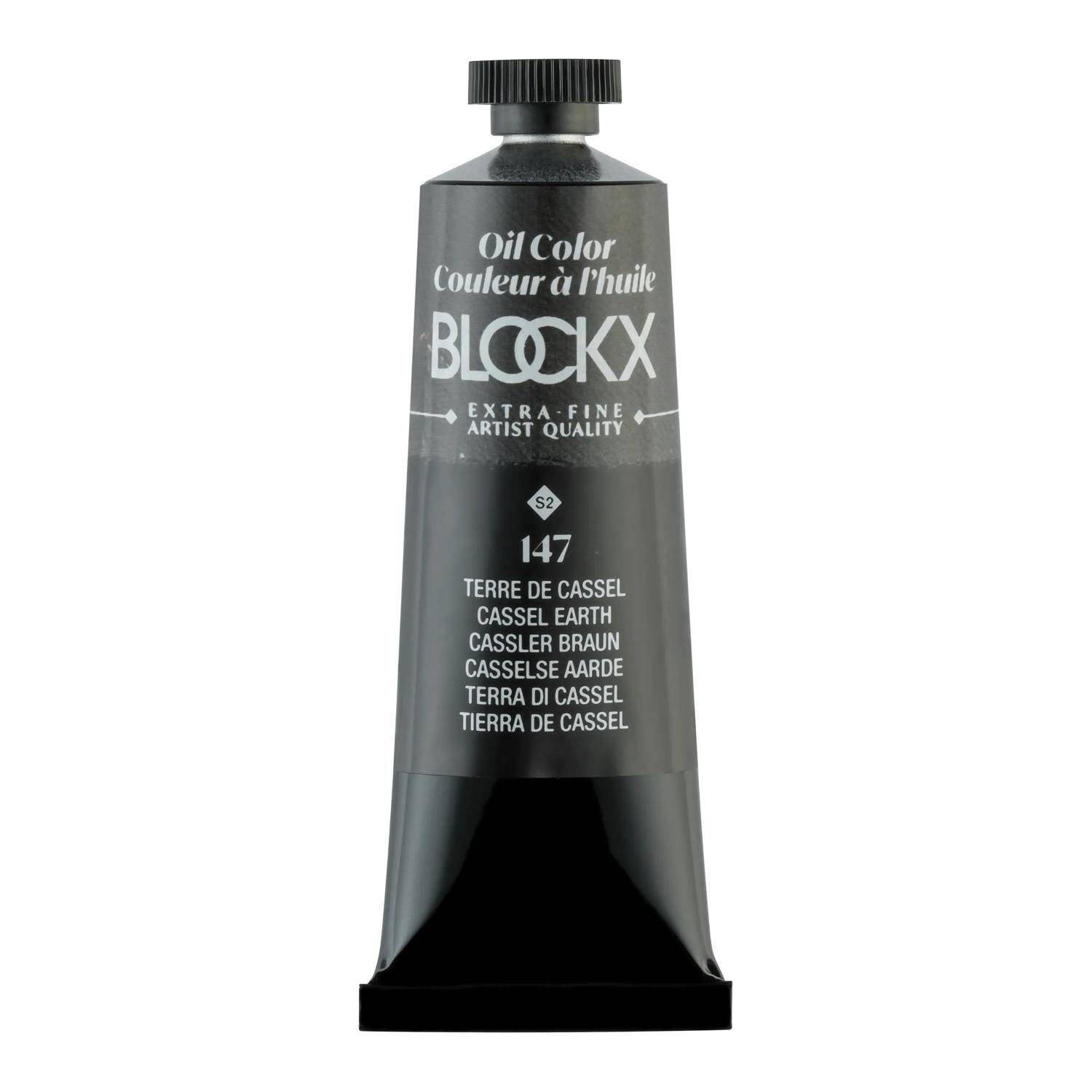 Blockx 3x Ölfarbe, Kassel Erde - Tube 35ml - Cassler Braun 213147BXC