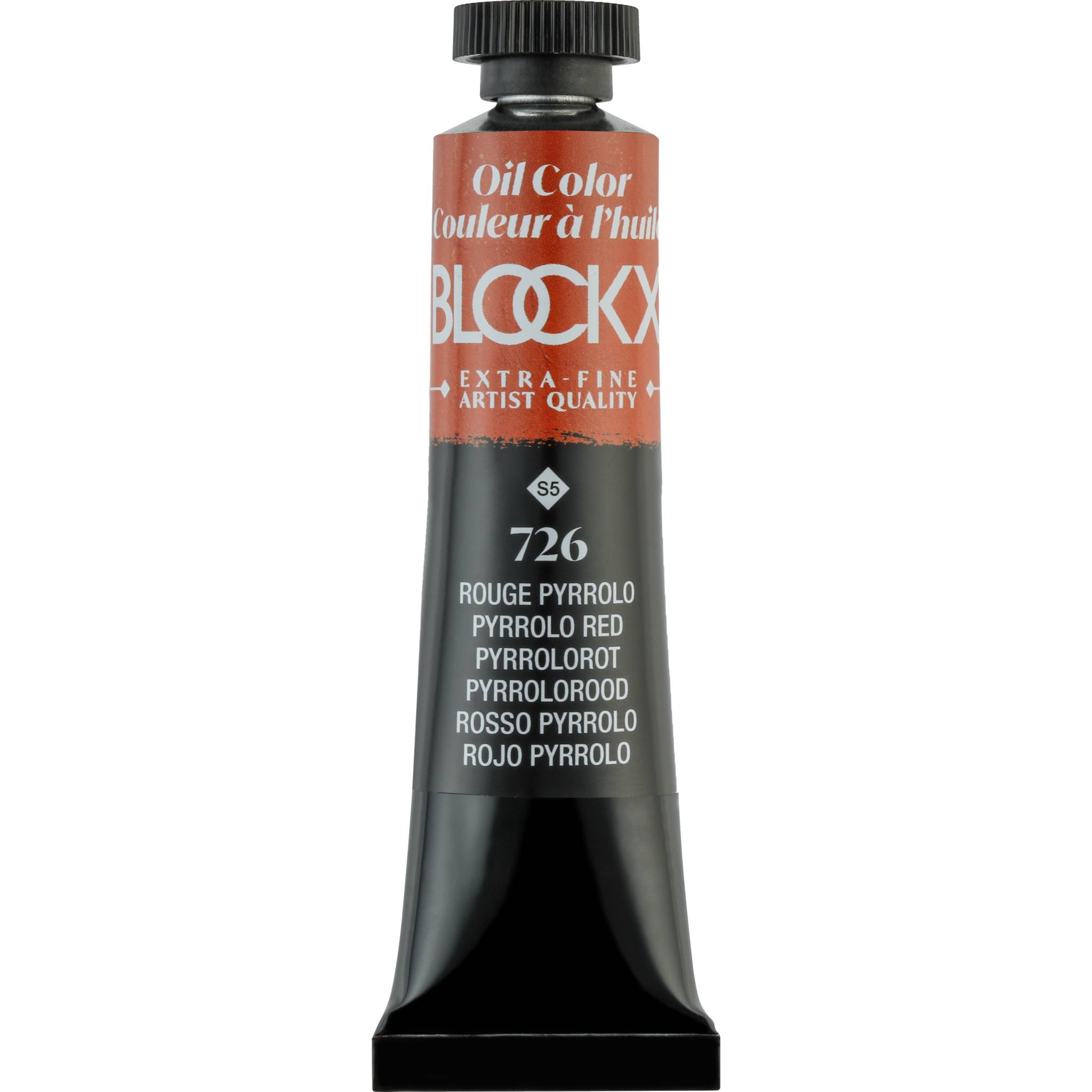Blockx 3x Ölfarbe, Pyrrolorot, Tube 20ml - Pyrrolorot 212726BXC