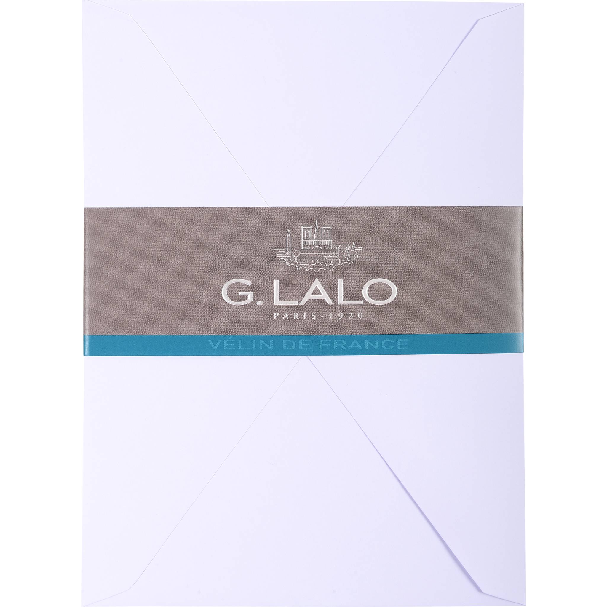 G.Lalo 10x Packung 25 Umschlägen 114x162mm Diploma, Vélin de France Weiß 19901L