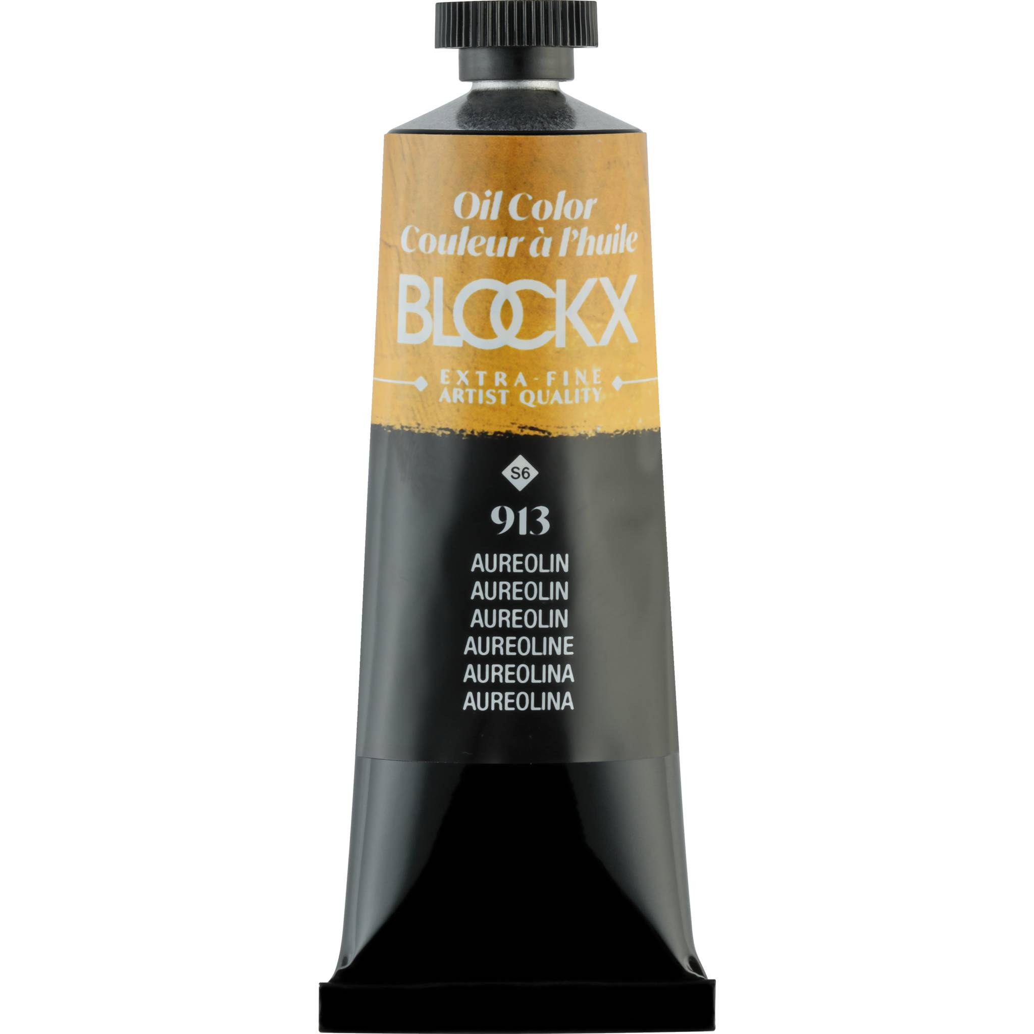 Blockx 3x Ölfarbe, Aureolin - Tube 35ml - Aureolin 213913BXC