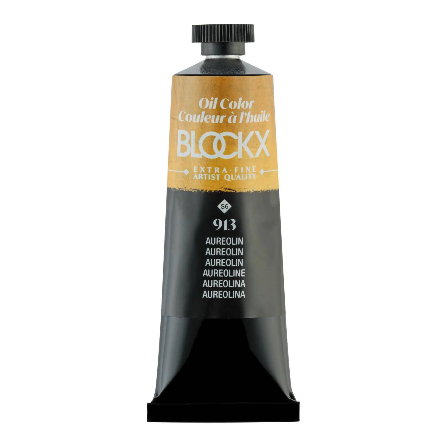 Blockx 3x Ölfarbe, Aureolin - Tube 35ml - Aureolin 213913BXC